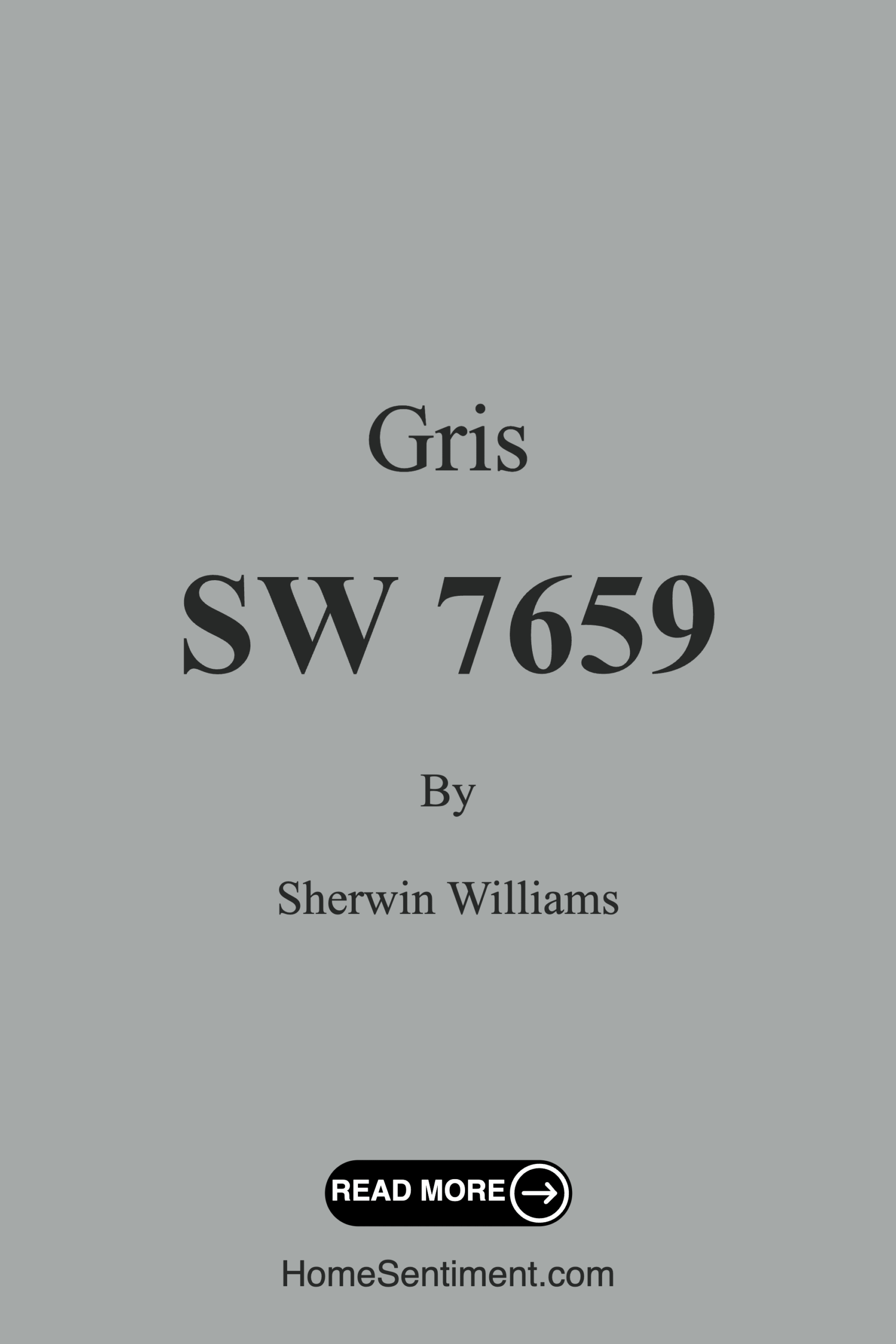 Gris SW 7659 by Sherwin Williams