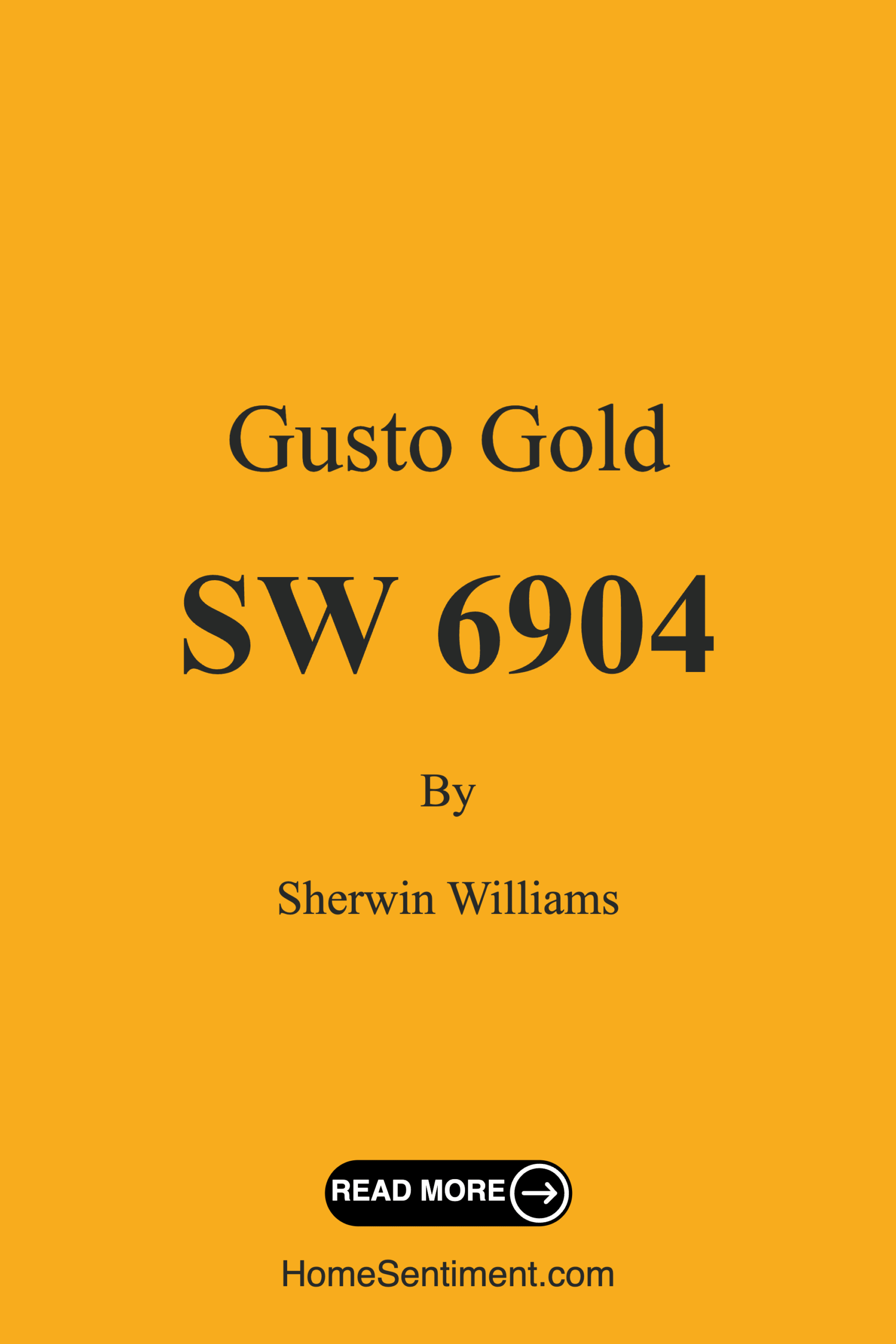 Gusto Gold SW 6904 by Sherwin Williams