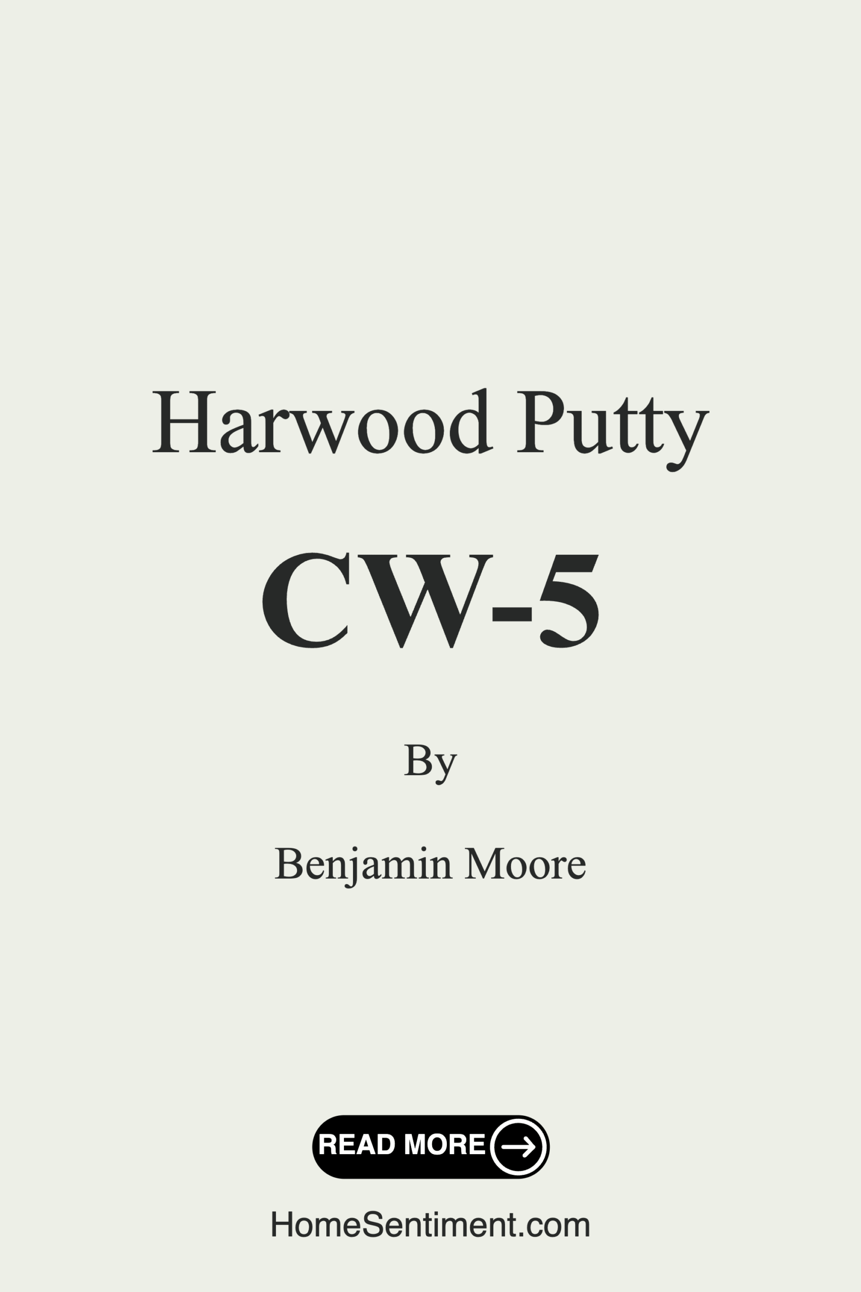 Harwood Putty CW-5 by Benjamin Moore