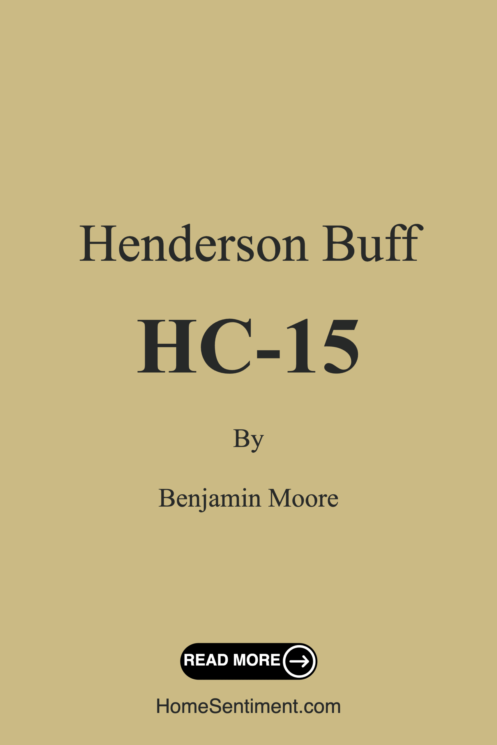 Henderson Buff HC-15 by Benjamin Moore