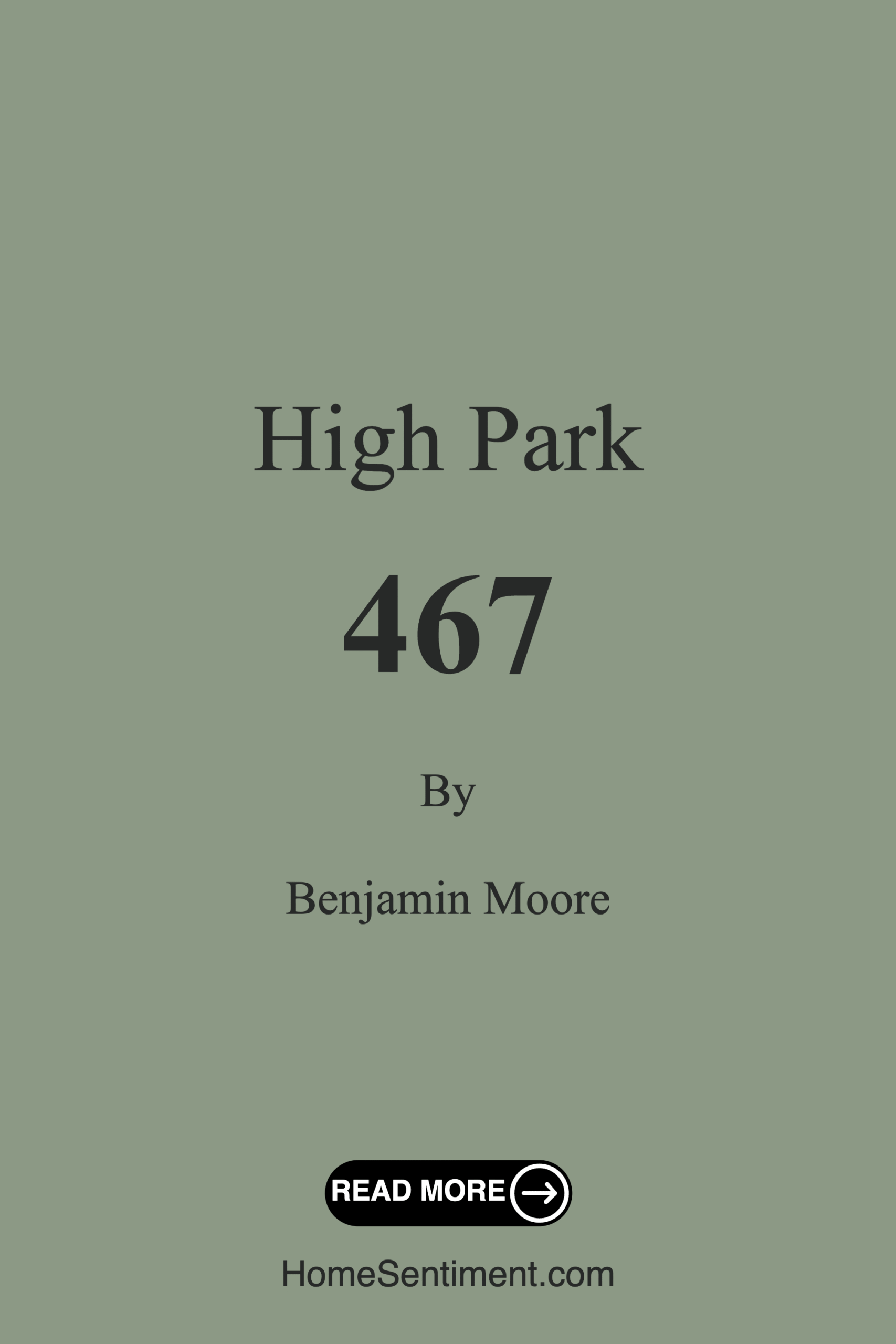High Park 467 by Benjamin Moore