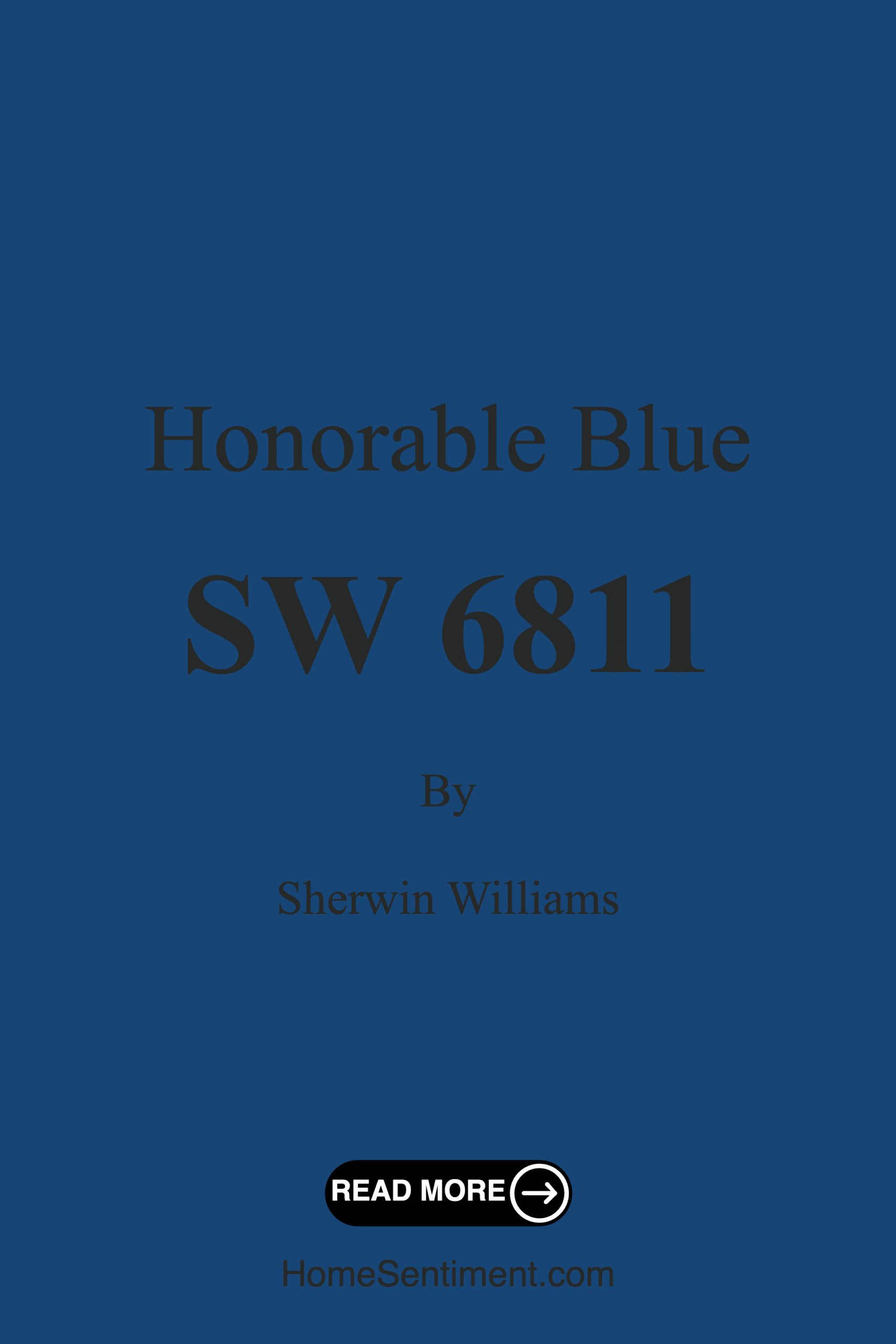 Honorable Blue SW 6811 by Sherwin Williams