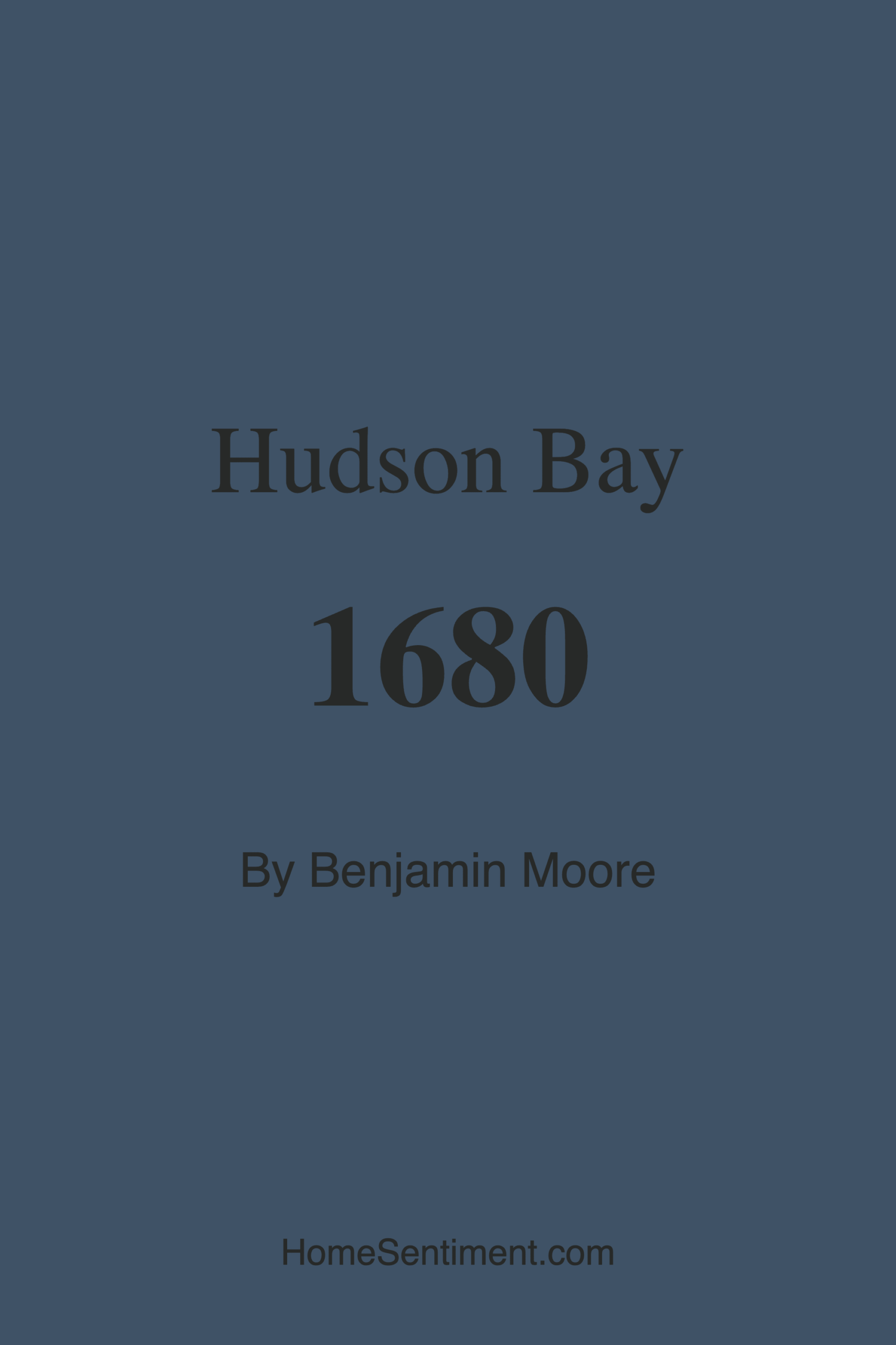 Hudson Bay 1680 by Benjamin Moore