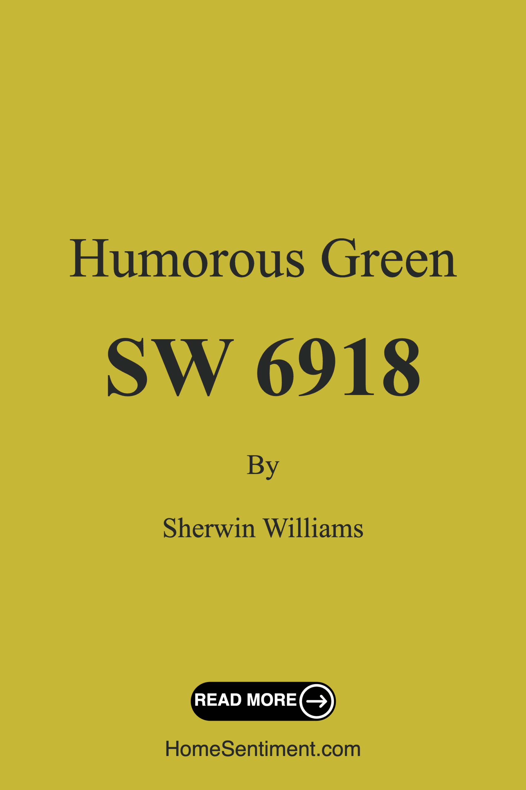 Humorous Green SW 6918 by Sherwin Williams