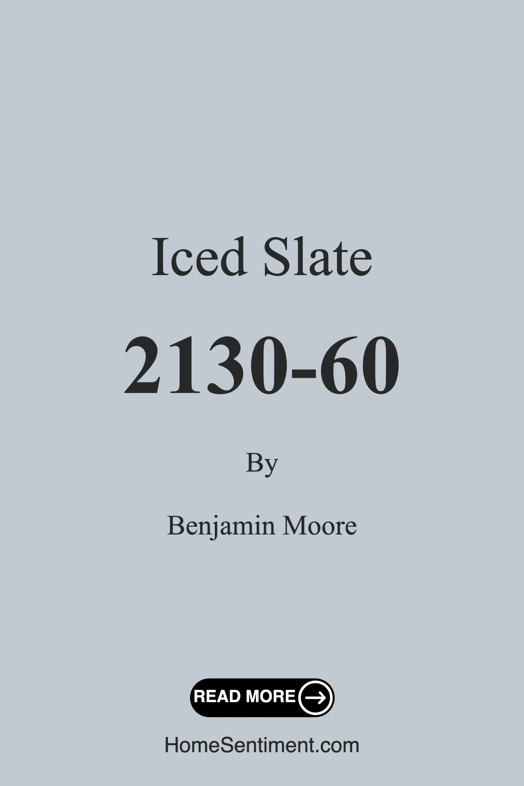 Iced Slate 2130-60 by Benjamin Moore