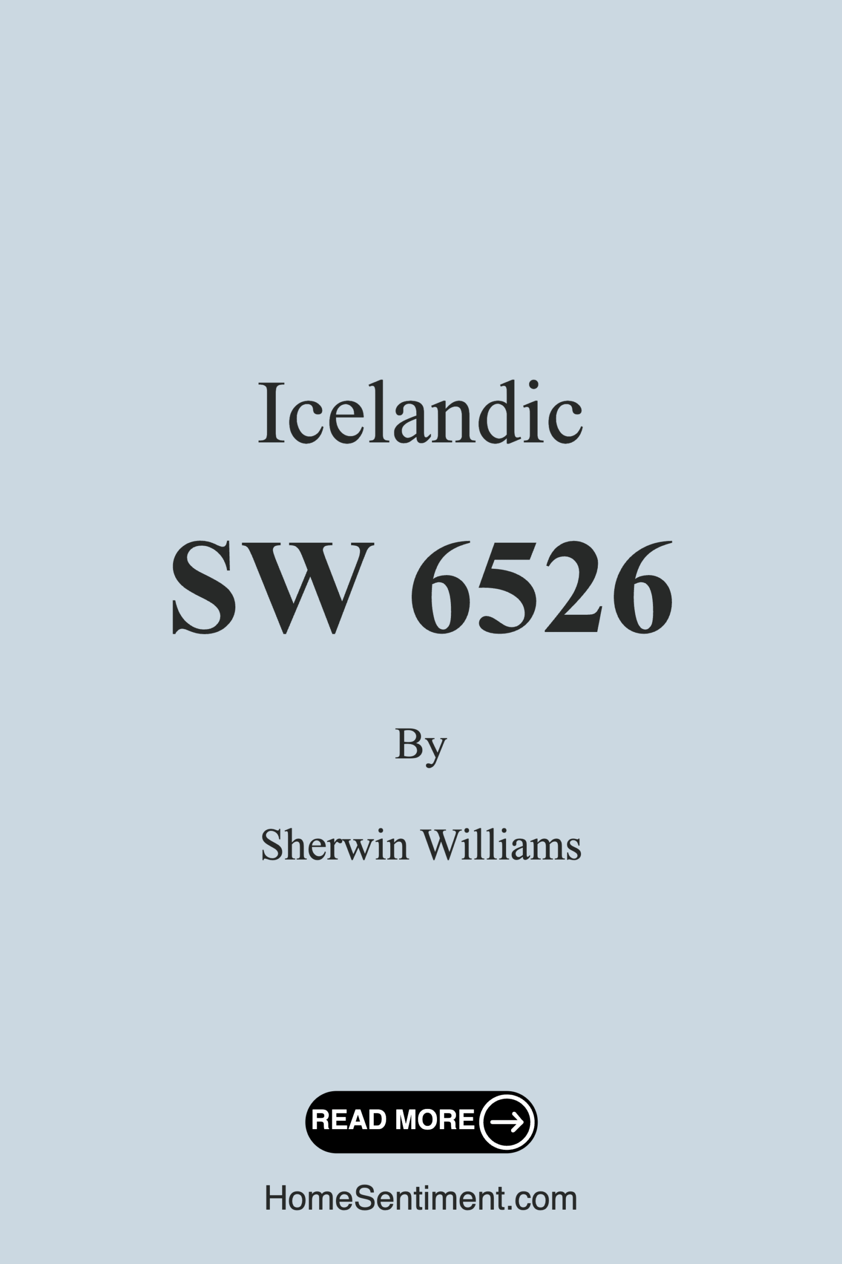 Icelandic SW 6526 by Sherwin Williams