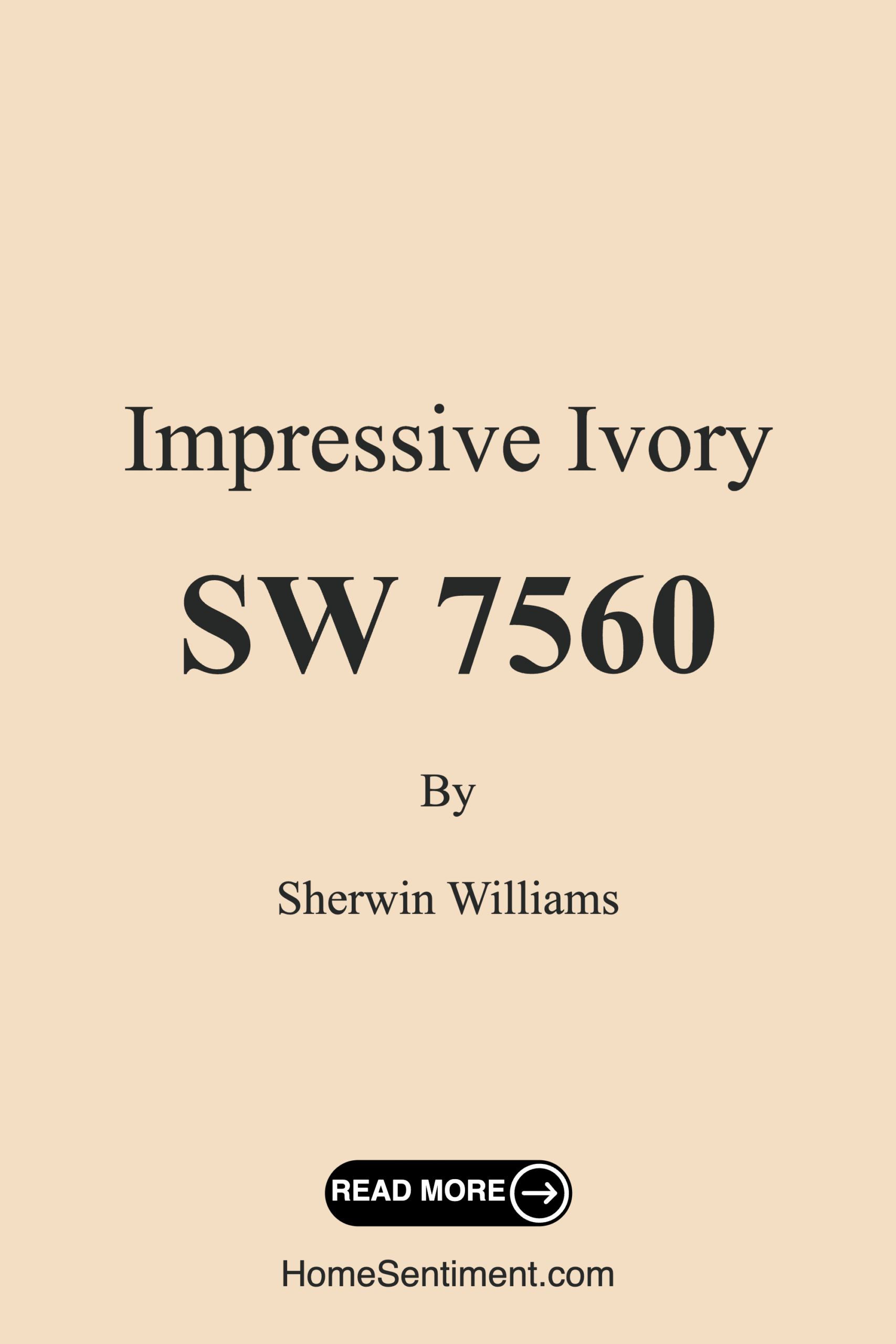 Impressive Ivory SW 7560 by Sherwin Williams