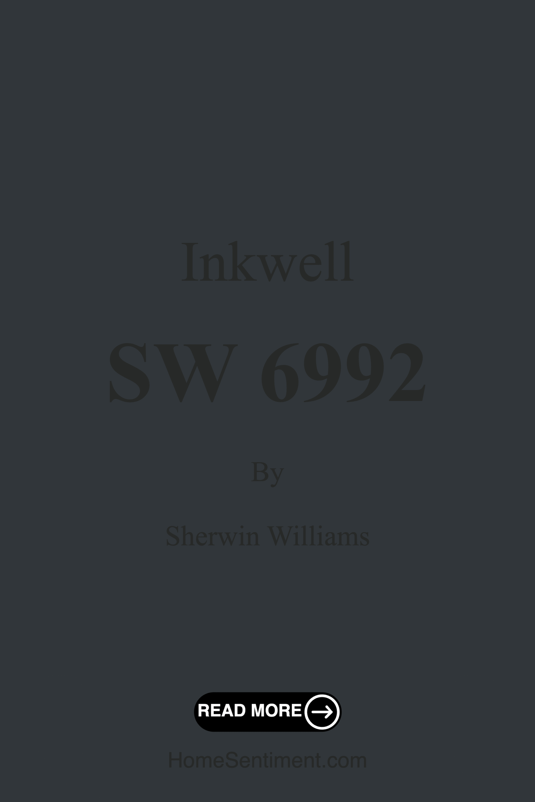 Inkwell SW 6992 by Sherwin Williams