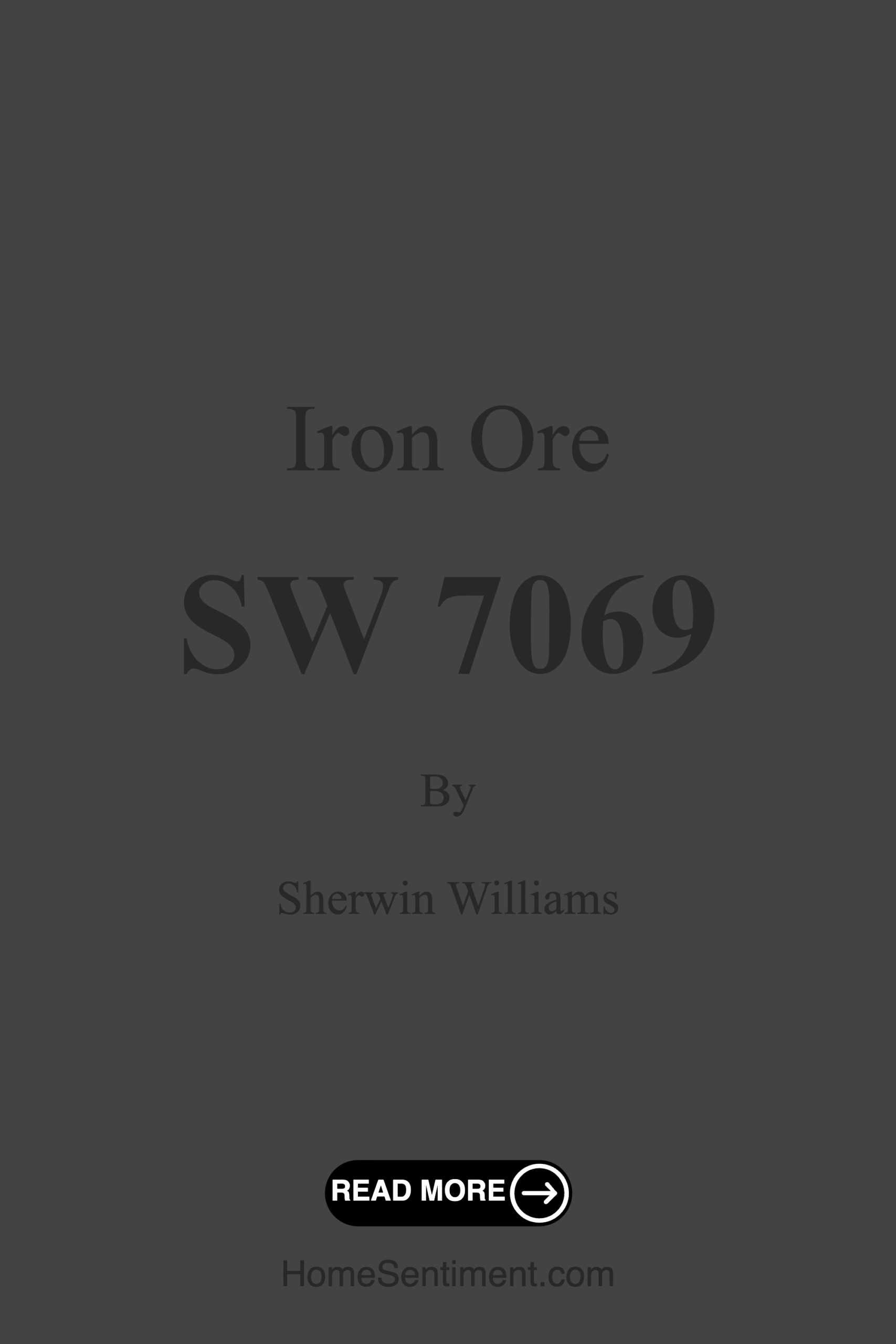 Iron Ore SW 7069 by Sherwin Williams