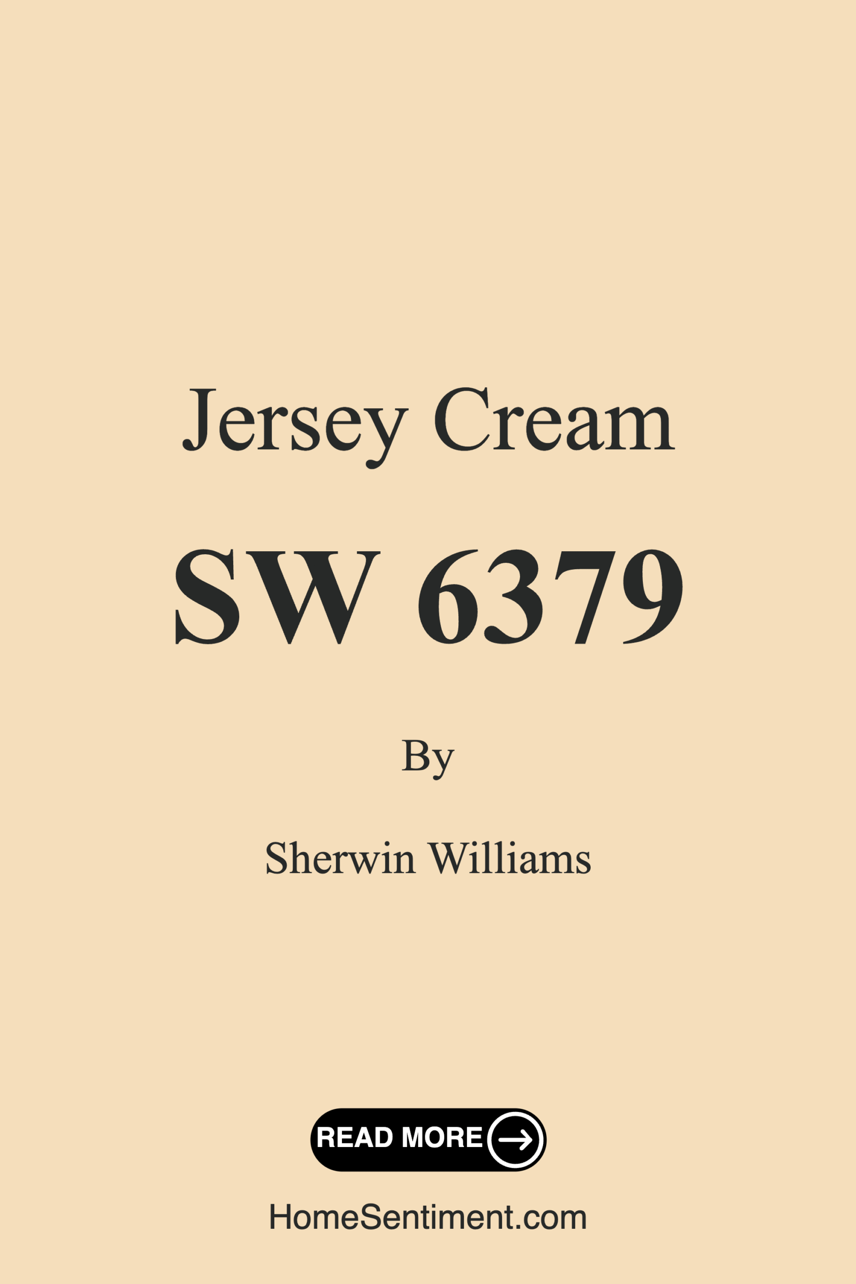 Jersey Cream SW 6379 by Sherwin Williams