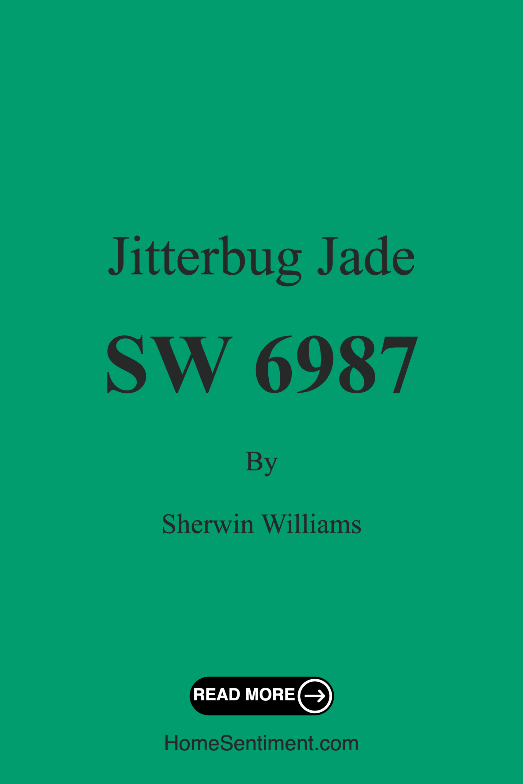 Jitterbug Jade SW 6987 by Sherwin Williams