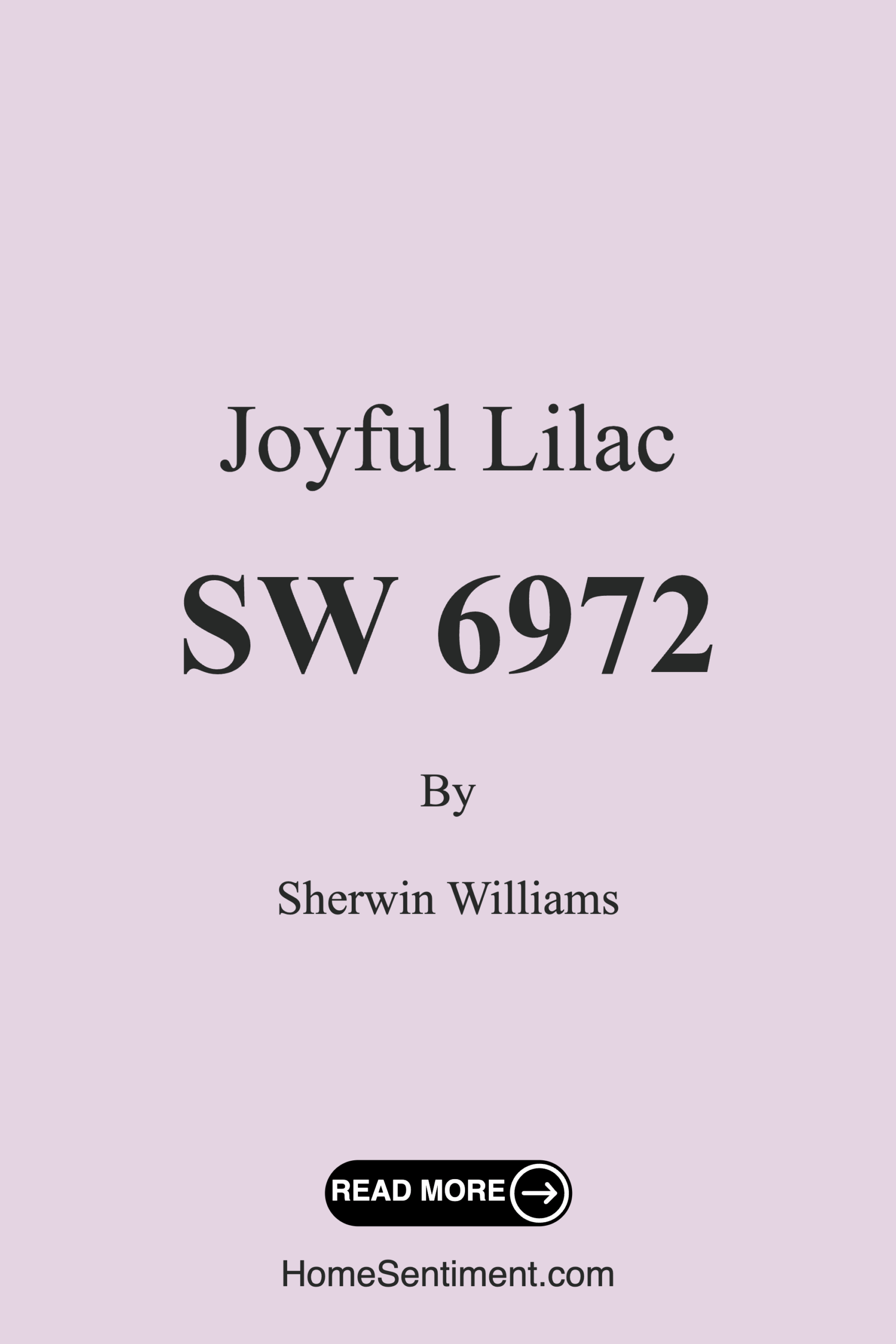 Joyful Lilac SW 6972 by Sherwin Williams
