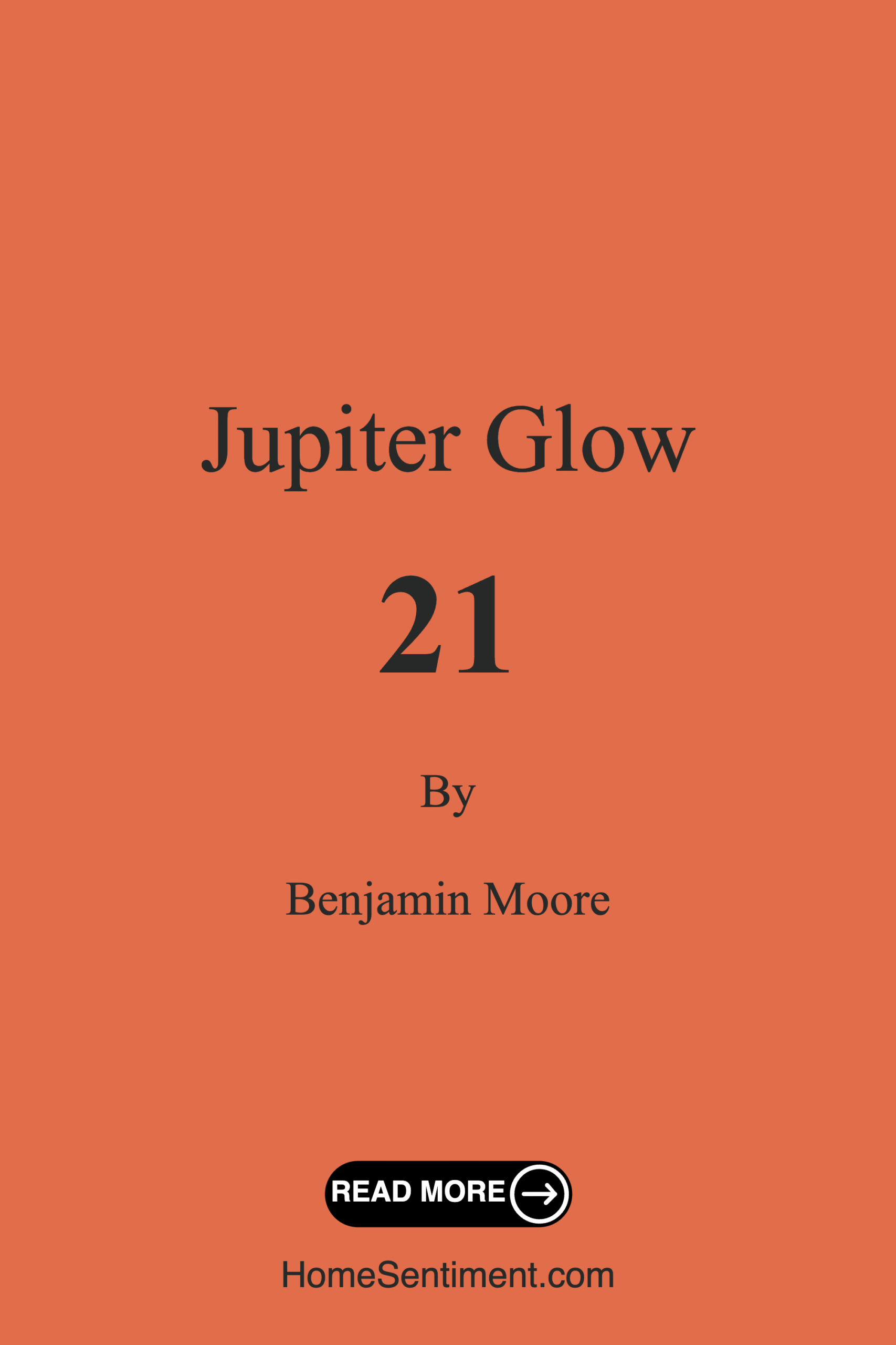 Jupiter Glow 21 by Benjamin Moore