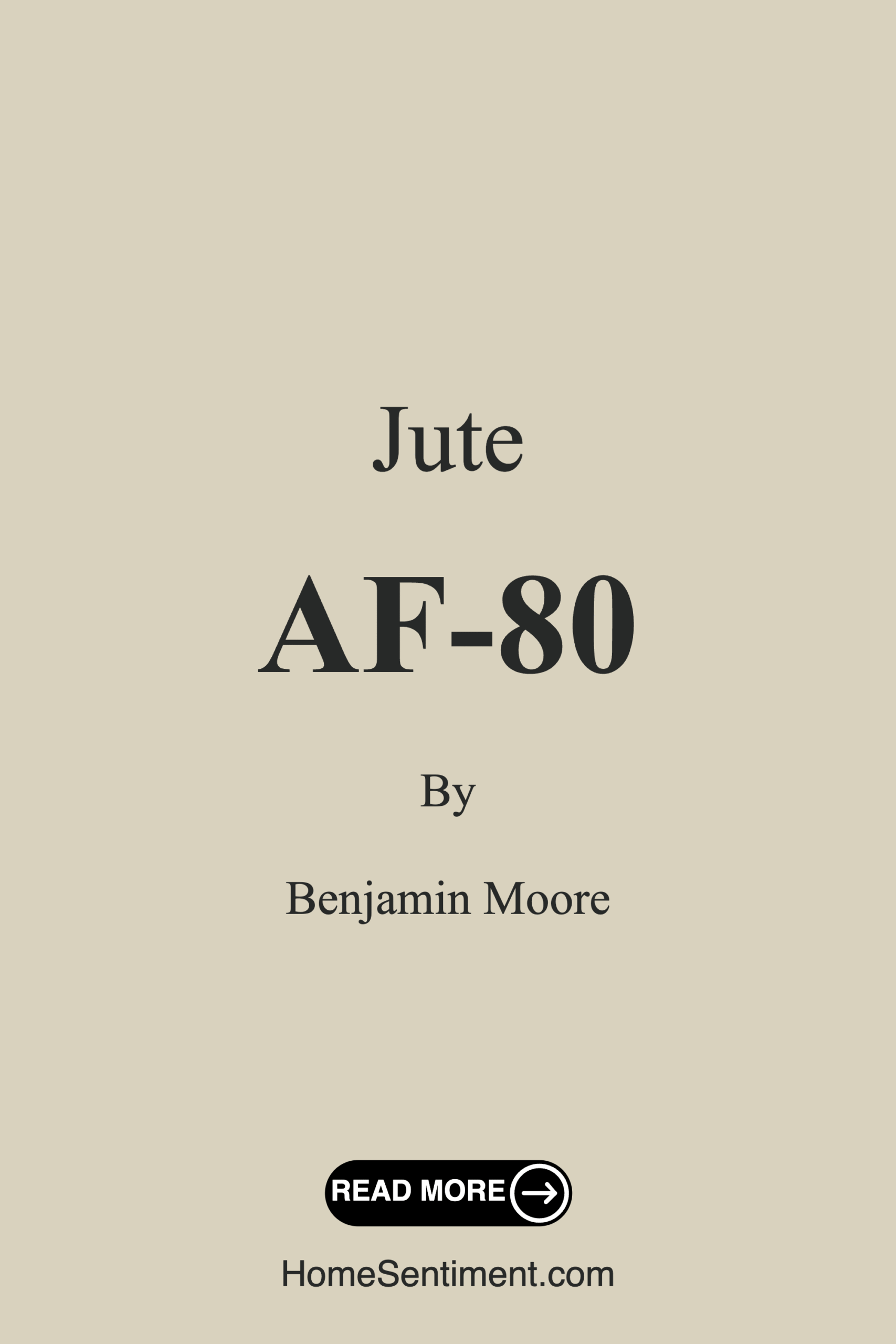 Jute AF-80 by Benjamin Moore