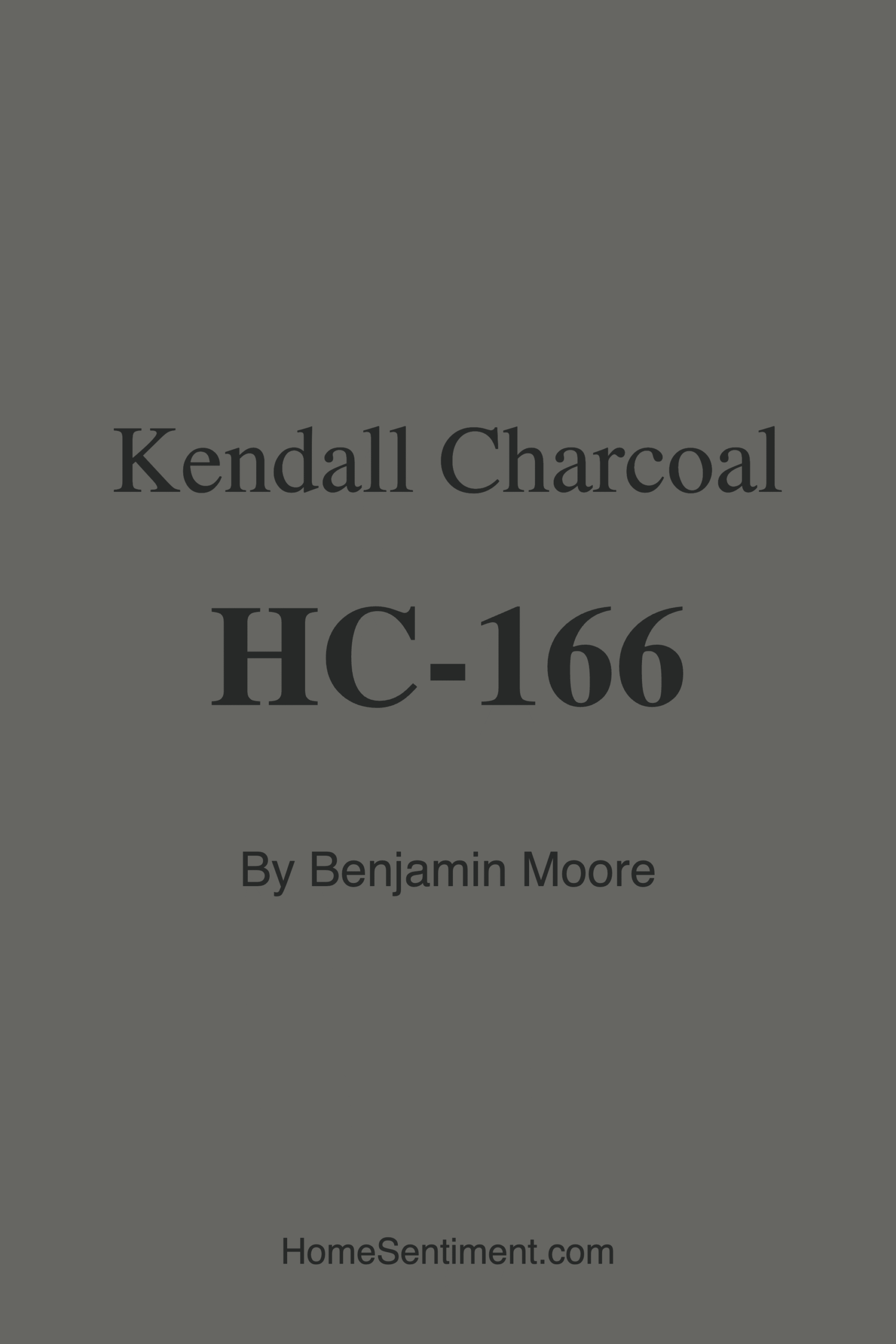 Kendall Charcoal HC-166 by Benjamin Moore