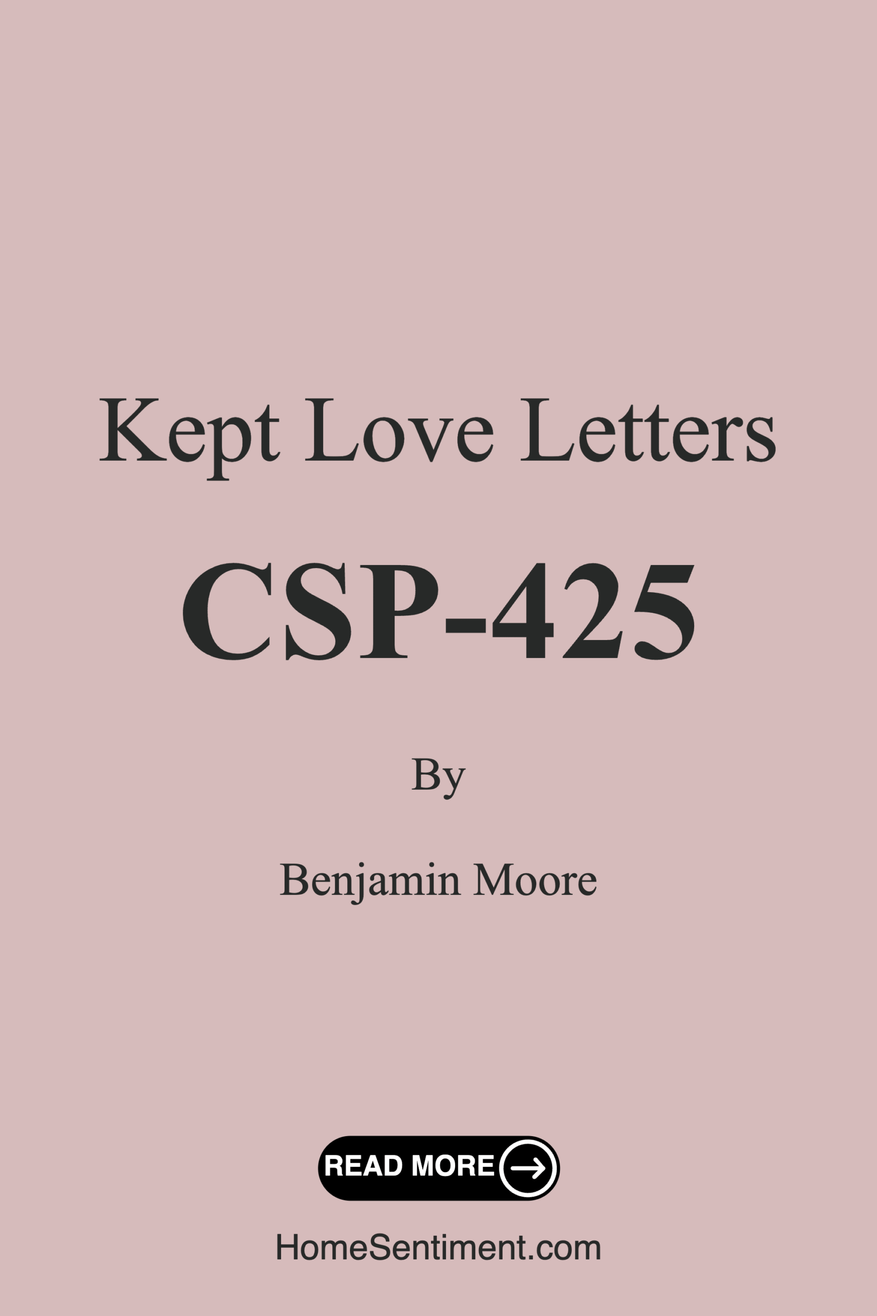 Kept Love Letters CSP-425 by Benjamin Moore