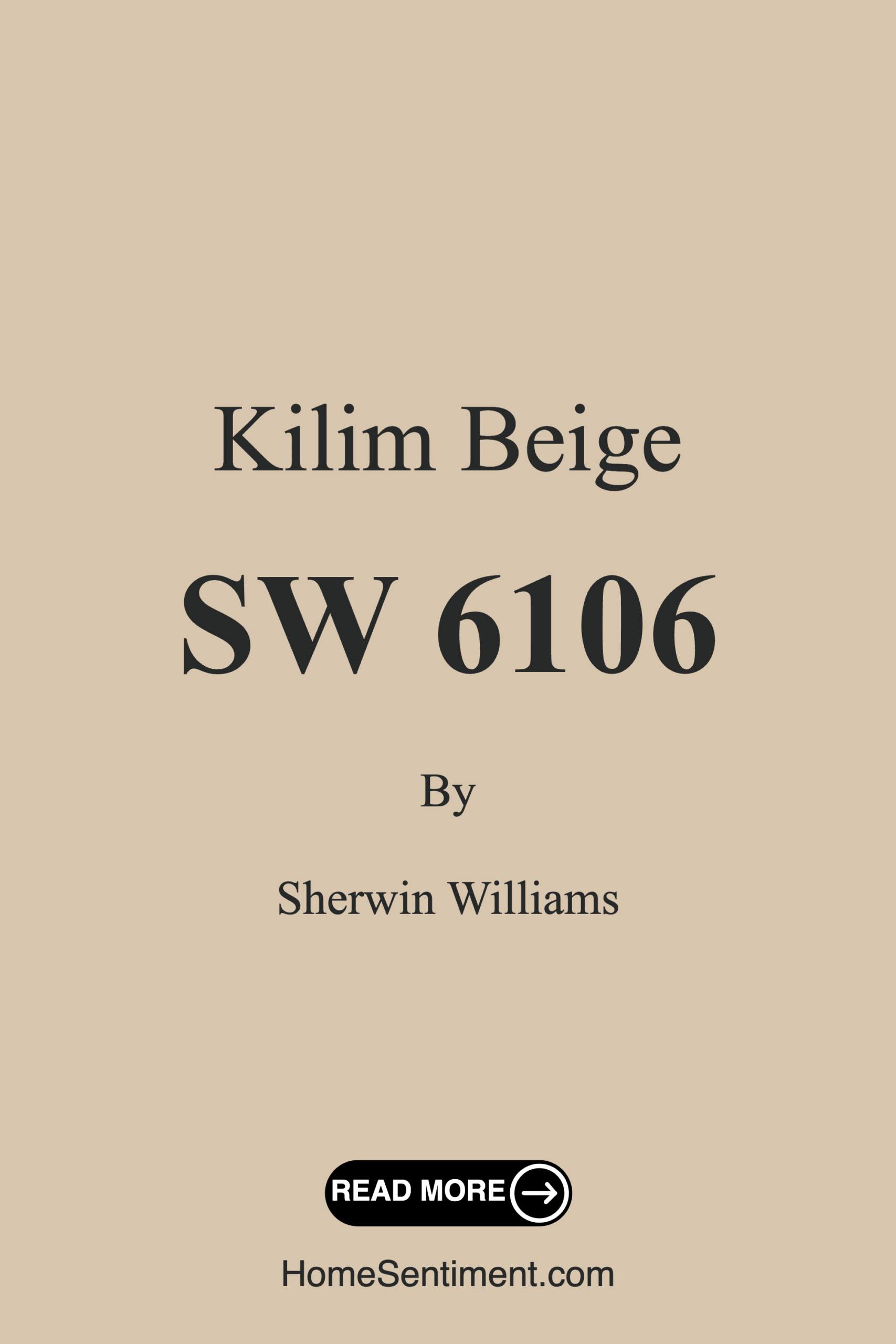 Kilim Beige SW 6106 by Sherwin Williams