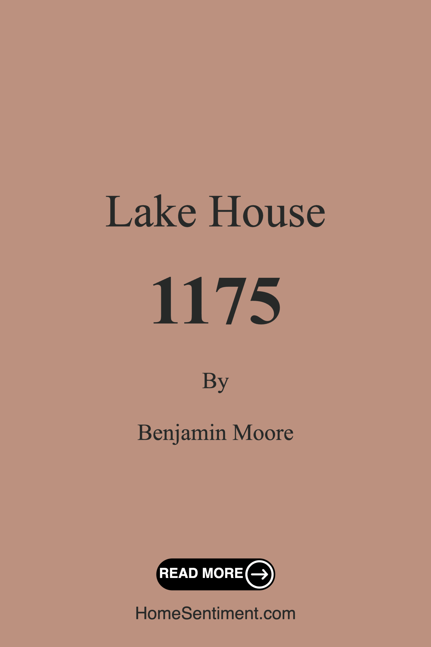Lake House 1175 by Benjamin Moore