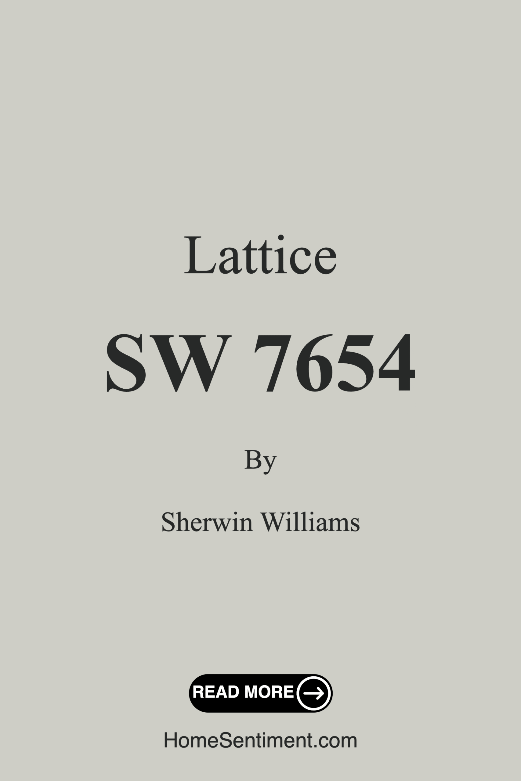 Lattice SW 7654 by Sherwin Williams