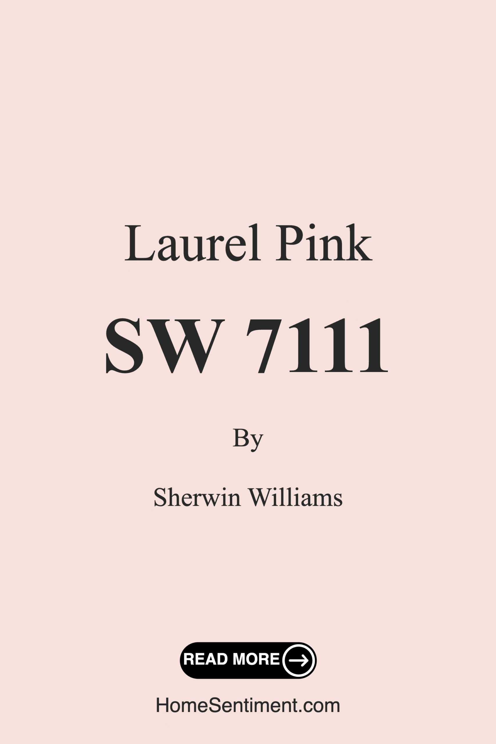 Laurel Pink SW 7111 by Sherwin Williams