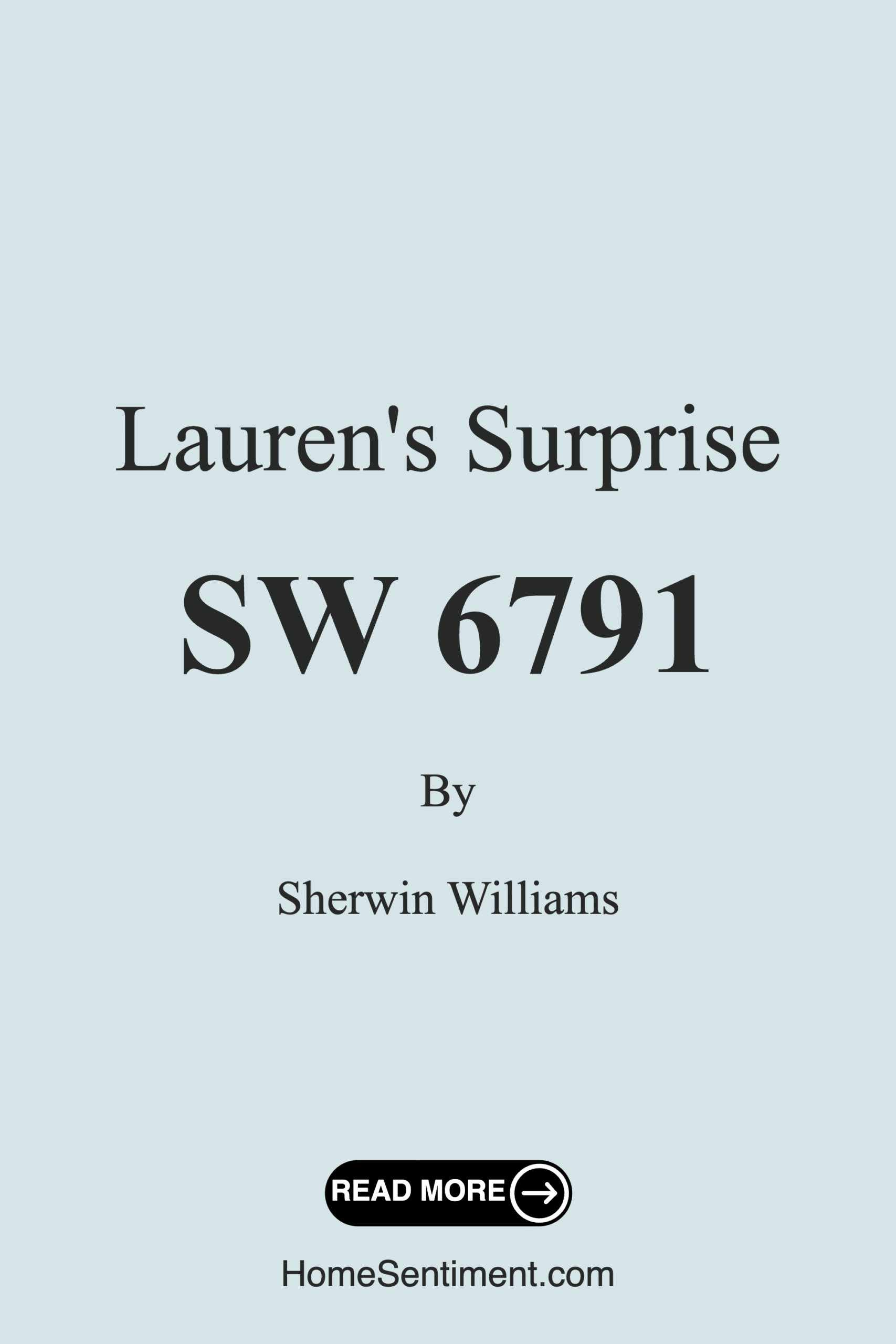 Lauren’s Surprise SW 6791 by Sherwin Williams