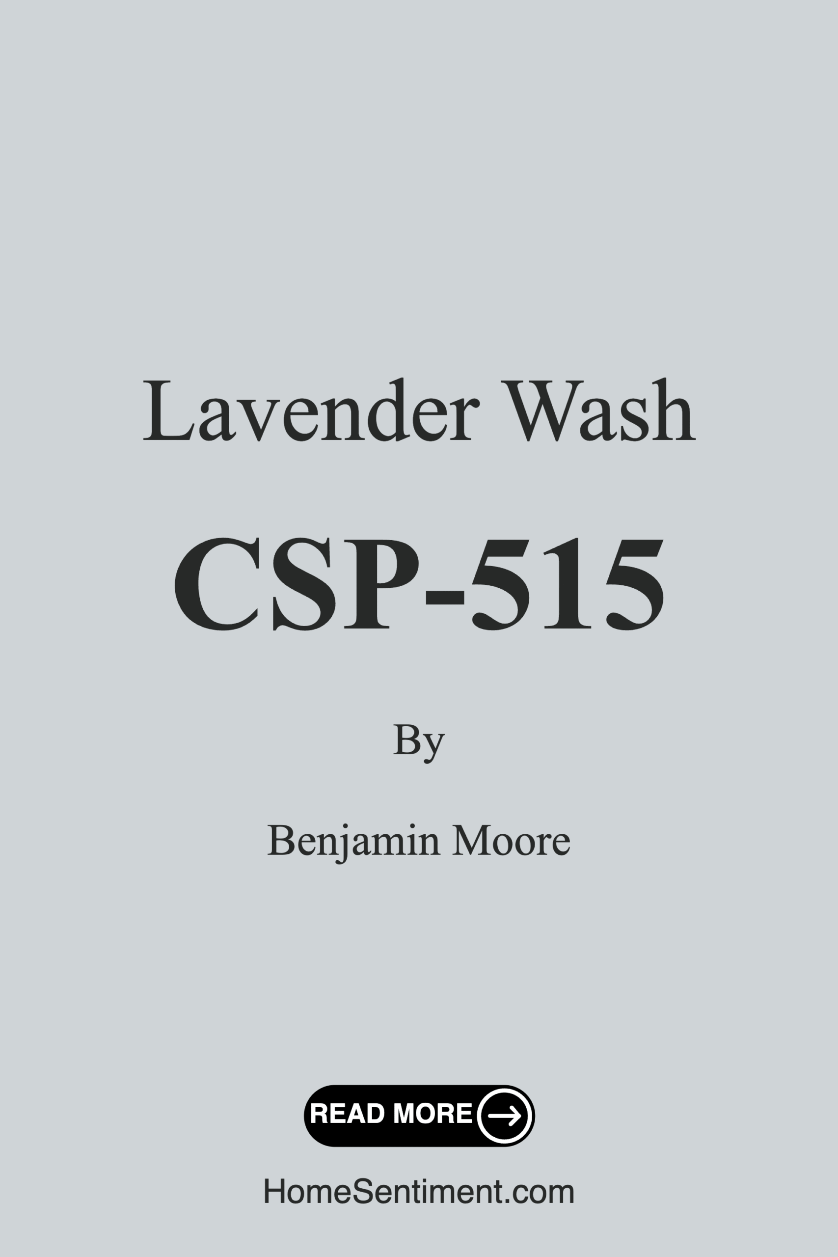 Lavender Wash CSP-515 by Benjamin Moore