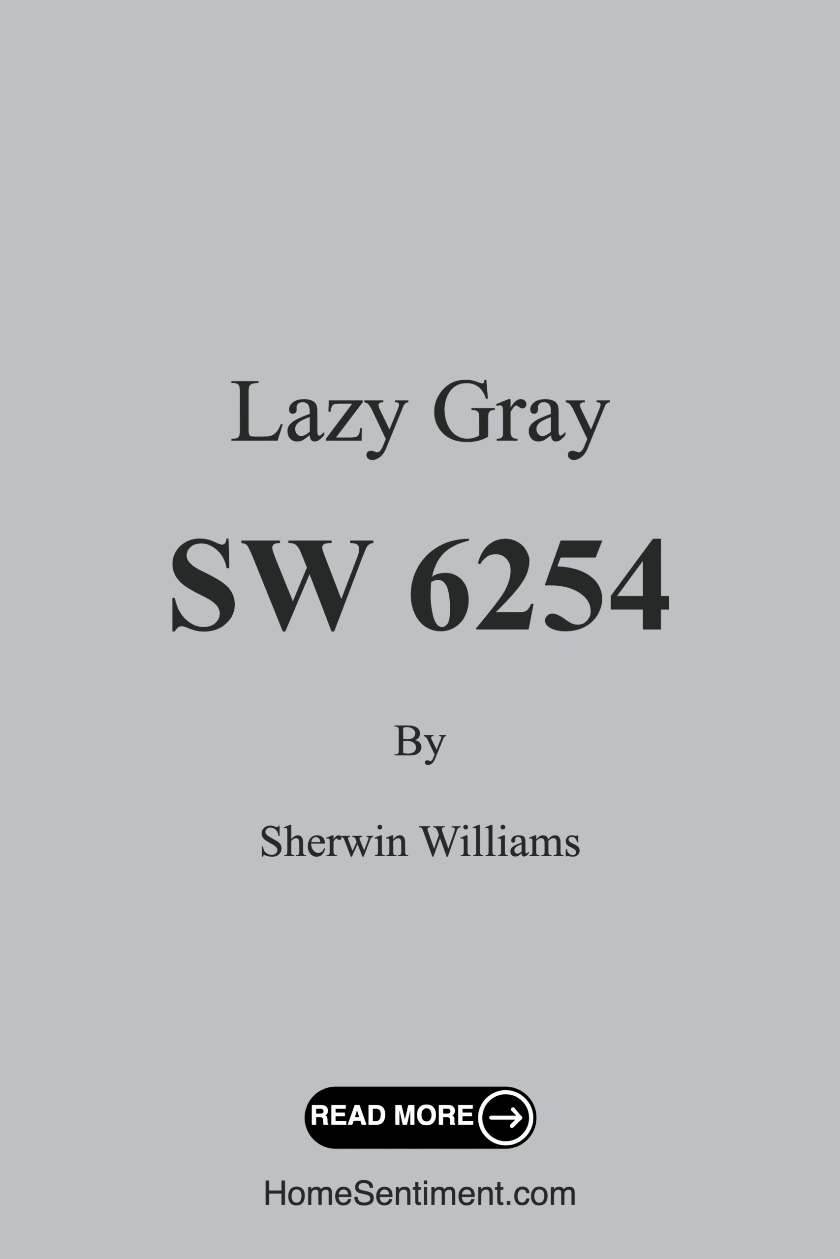Lazy Gray SW 6254 by Sherwin Williams