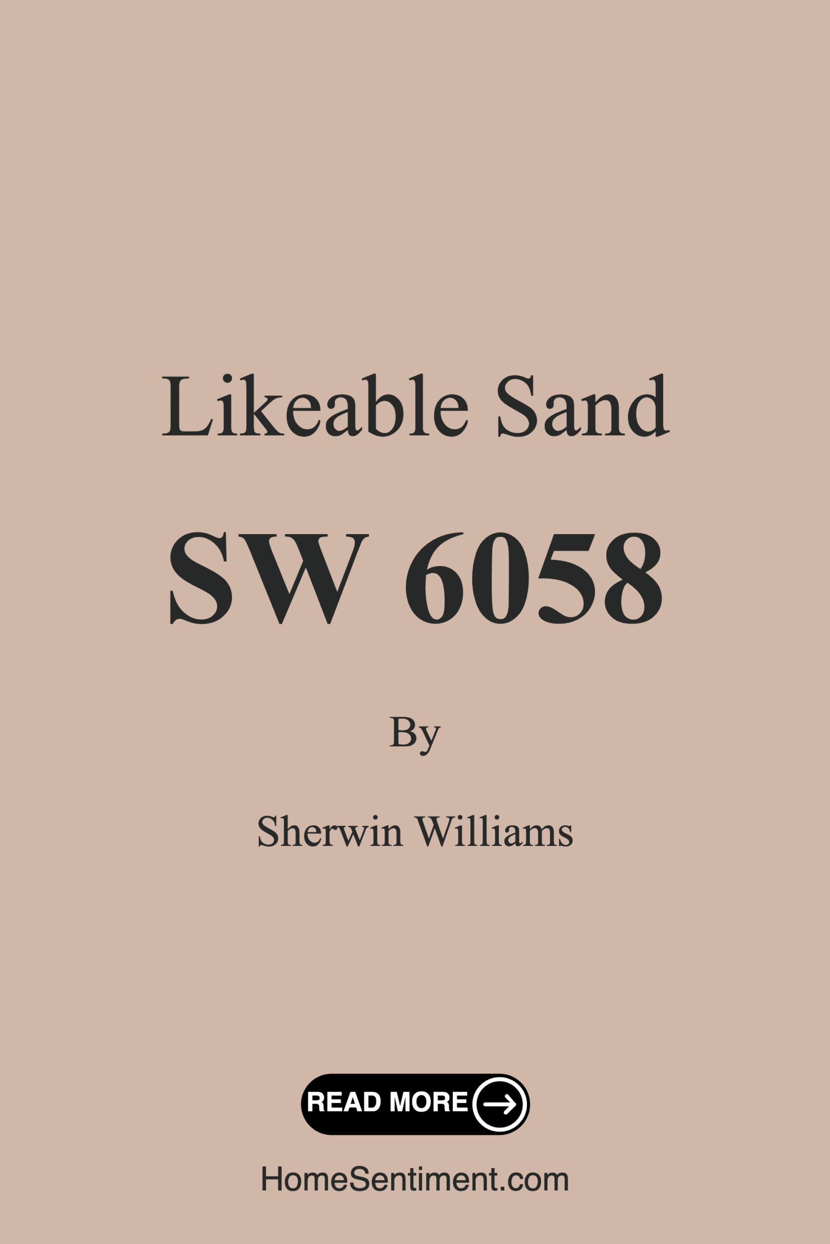 Likeable Sand SW 6058 by Sherwin Williams