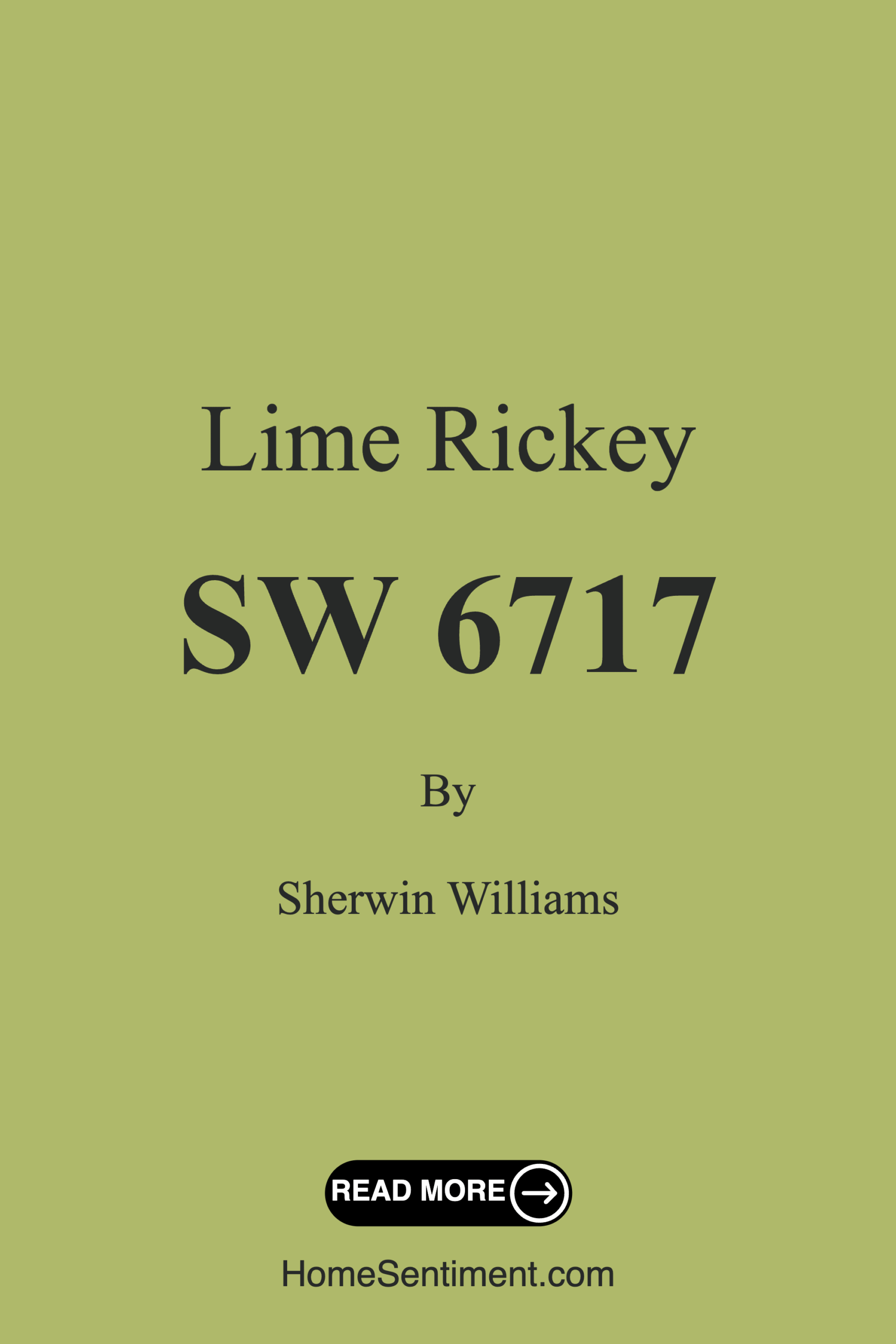 Lime Rickey SW 6717 by Sherwin Williams