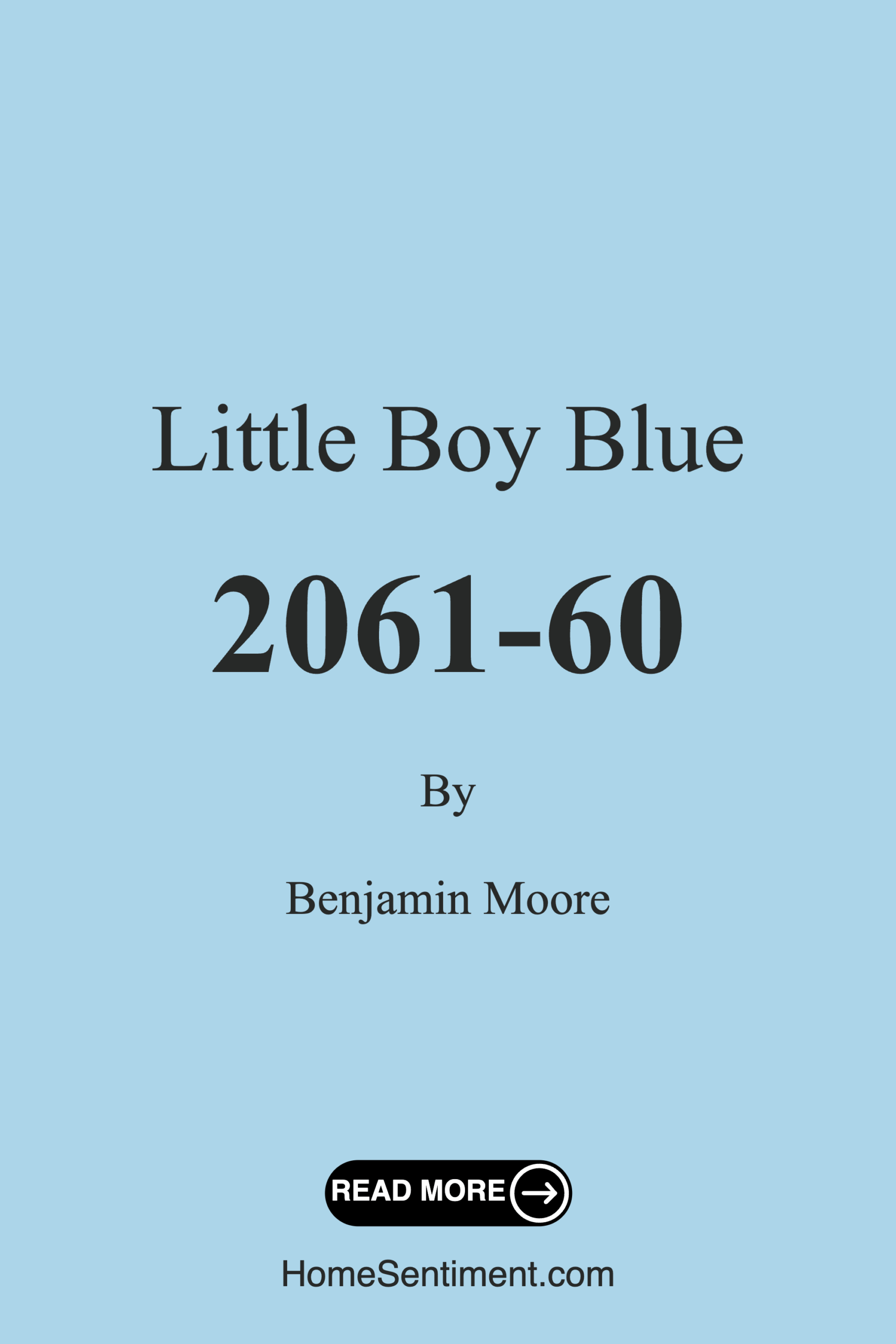 Little Boy Blue 2061-60 by Benjamin Moore