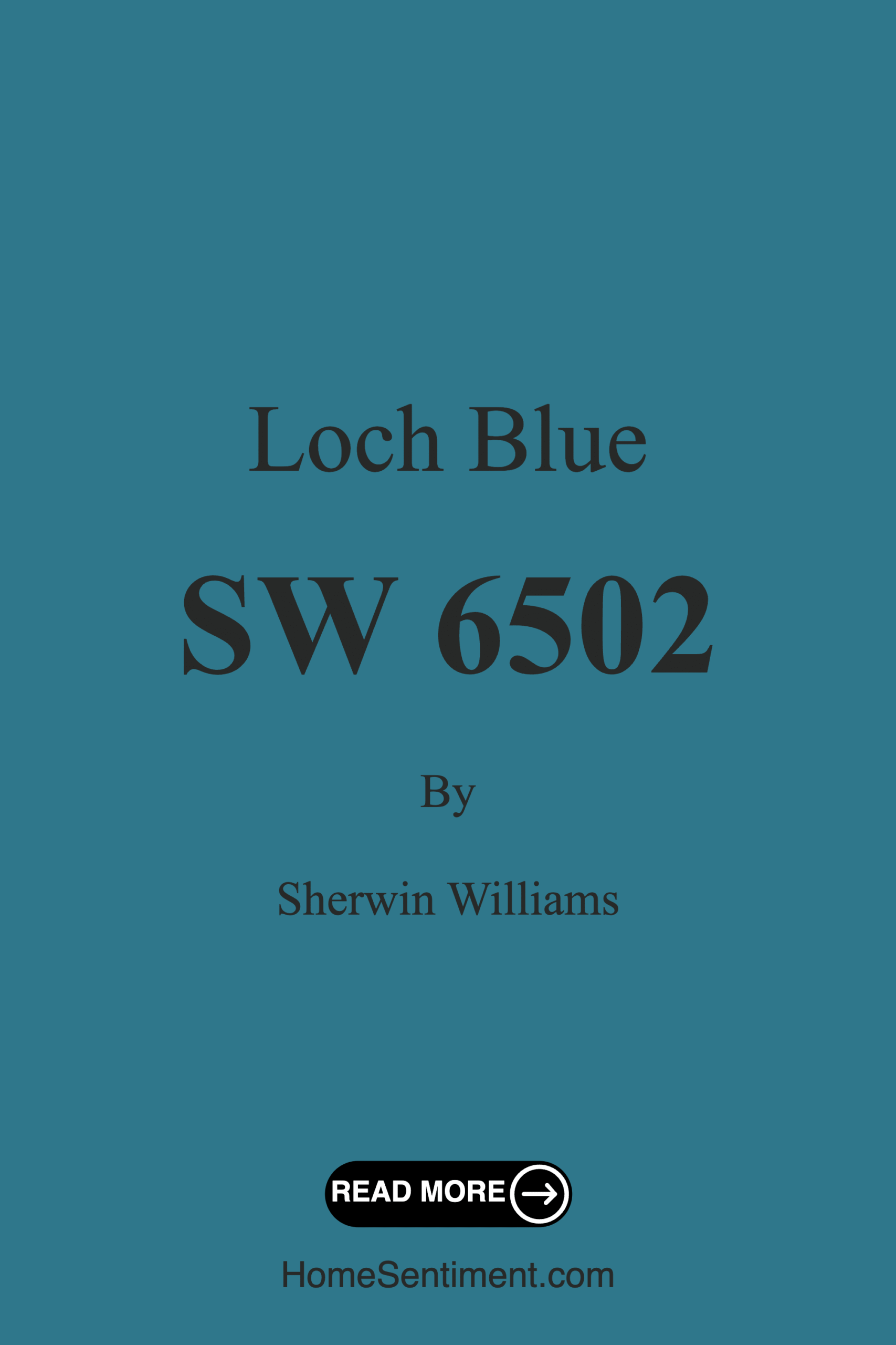Loch Blue SW 6502 by Sherwin Williams