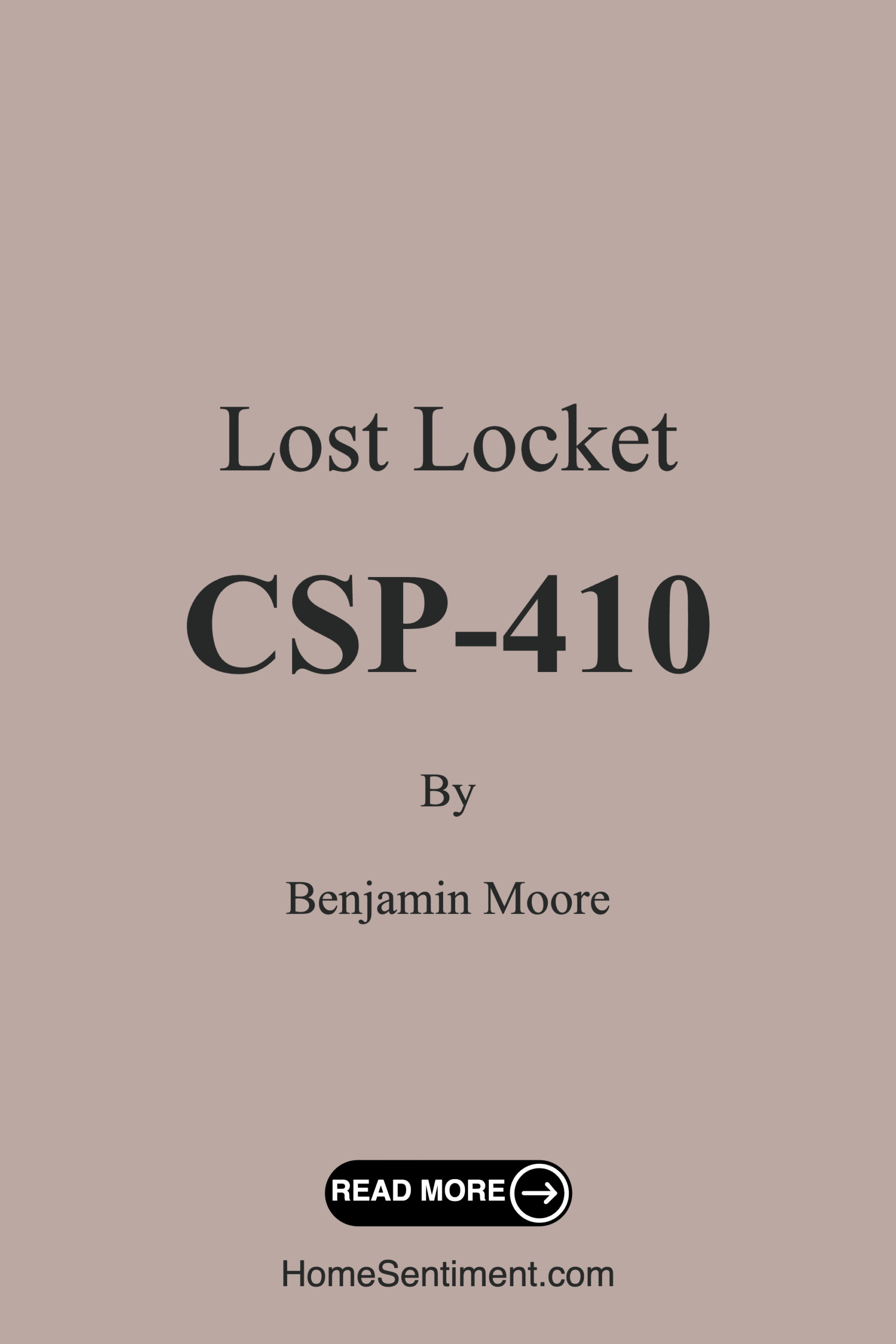 Lost Locket CSP-410 by Benjamin Moore
