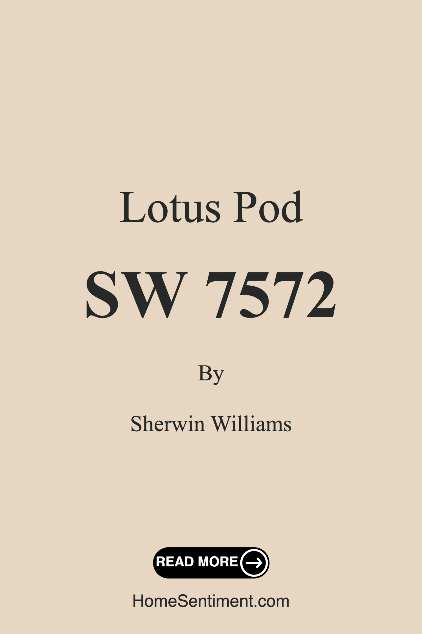 Lotus Pod SW 7572 by Sherwin Williams