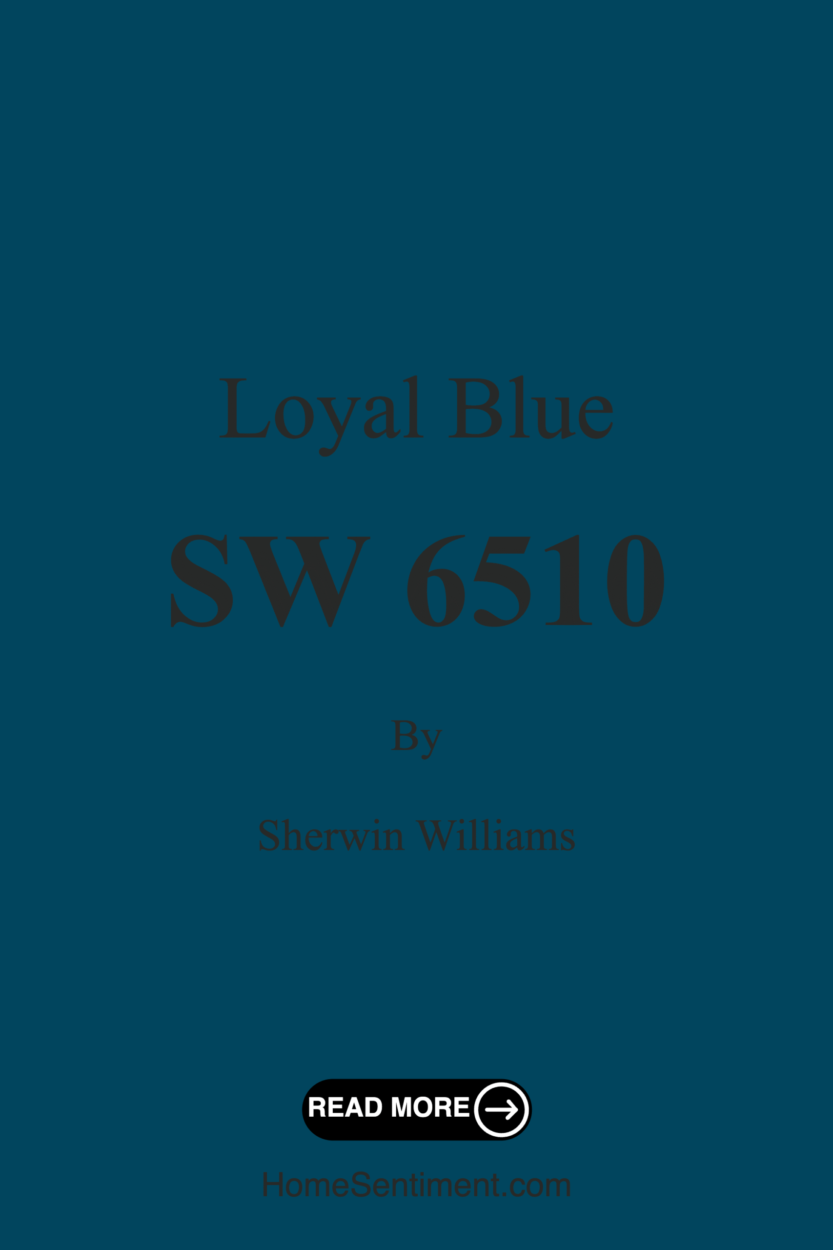 Loyal Blue SW 6510 by Sherwin Williams