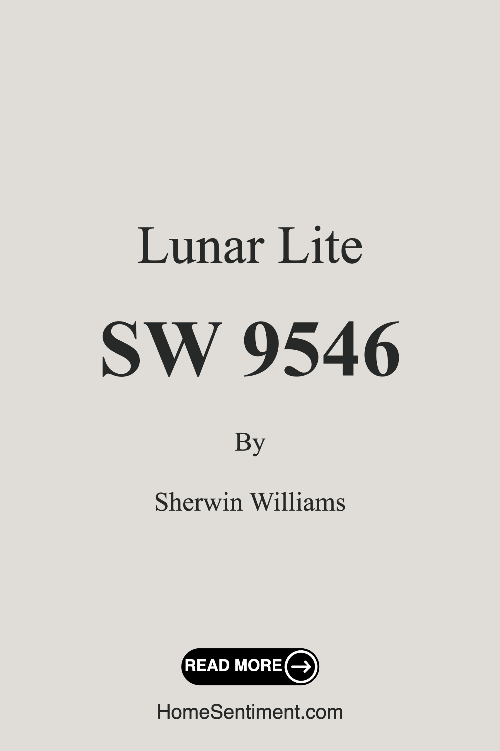 Lunar Lite SW 9546 by Sherwin Williams