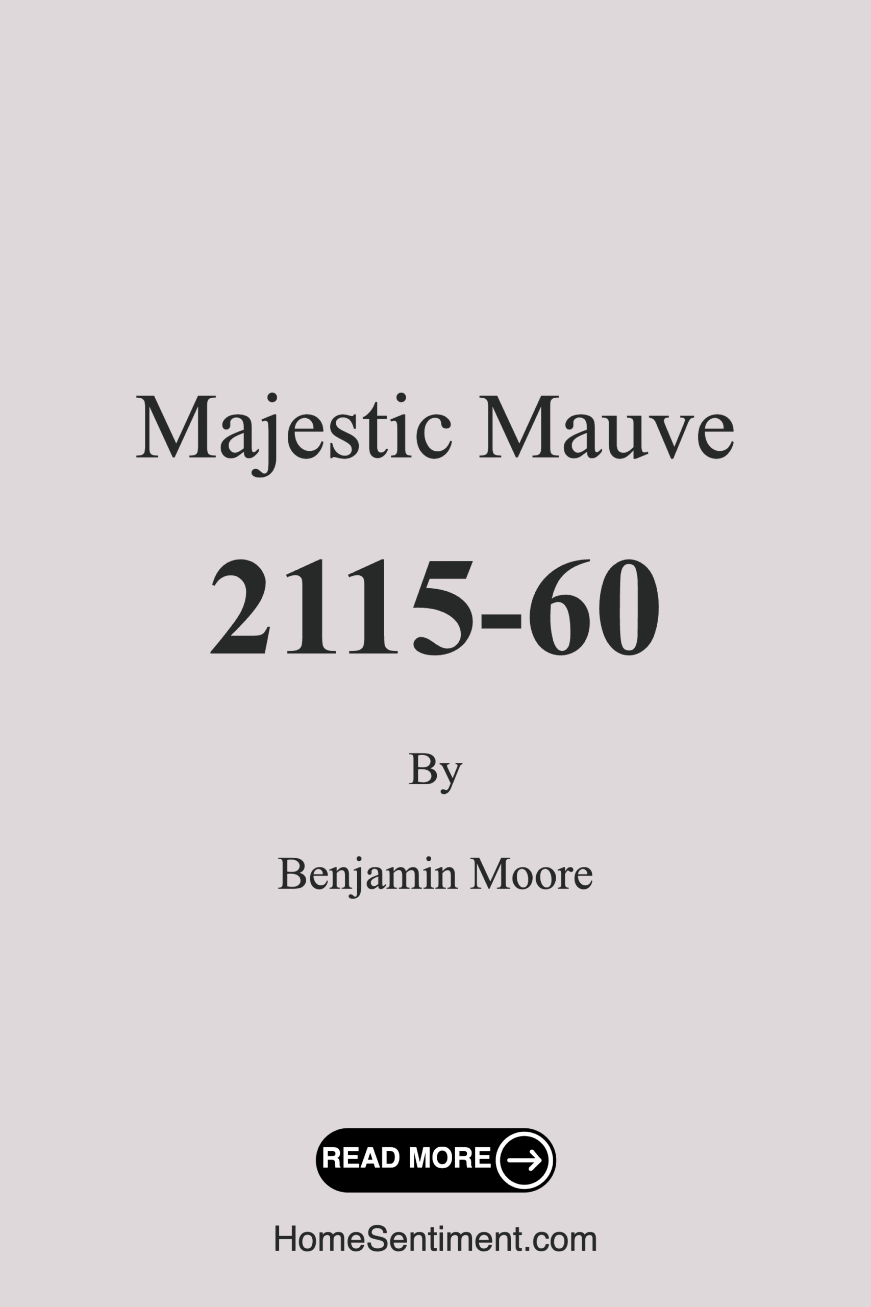 Majestic Mauve 2115-60 by Benjamin Moore
