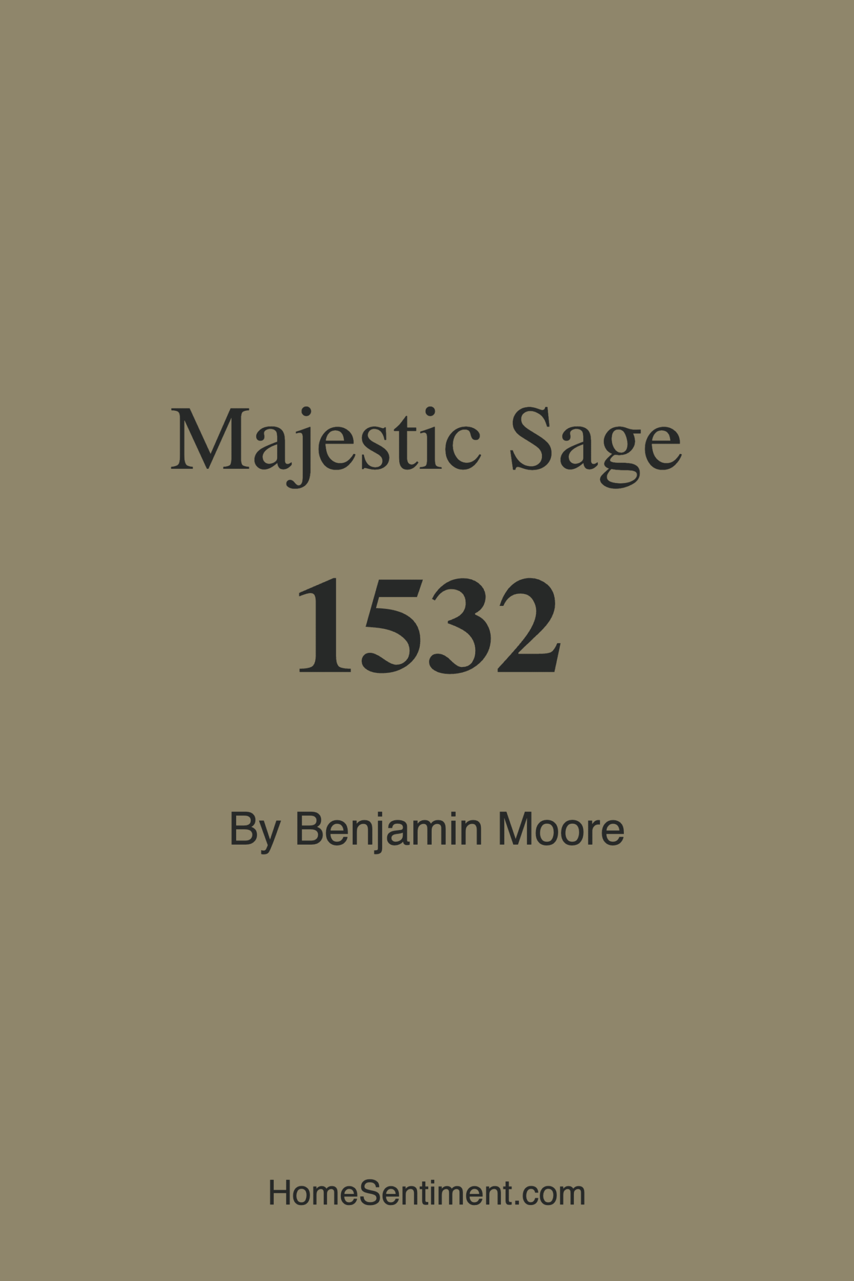 Majestic Sage 1532 by Benjamin Moore