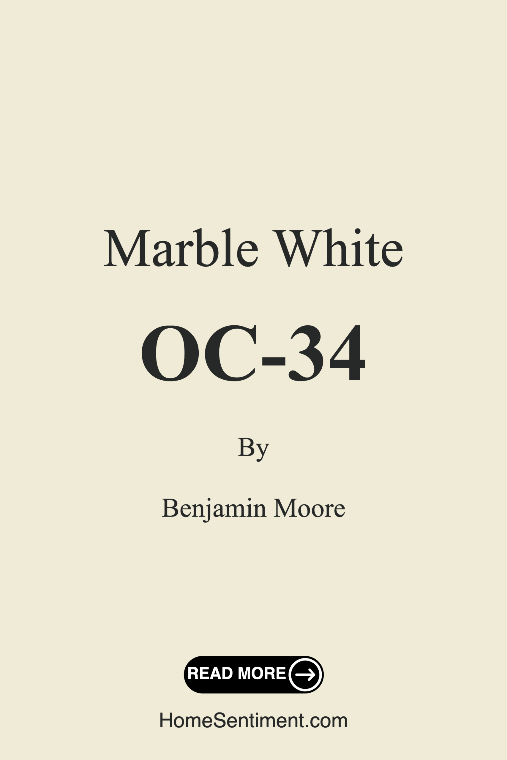 Marble White OC-34 by Benjamin Moore