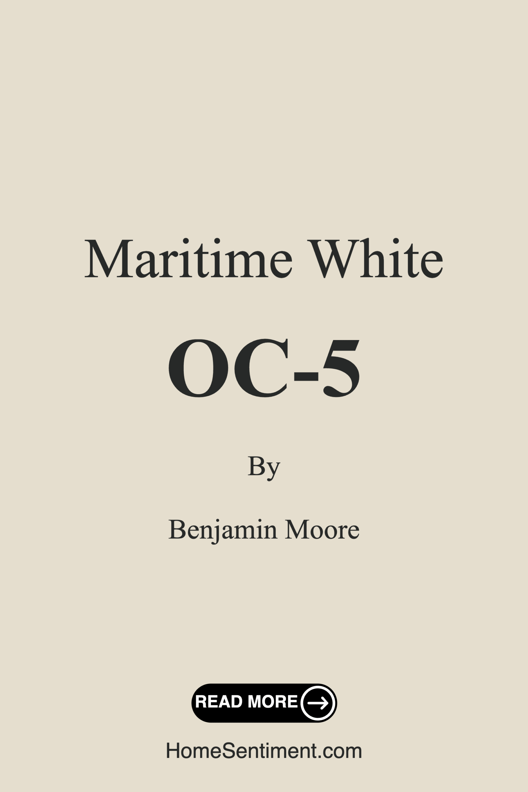 Maritime White OC-5 by Benjamin Moore