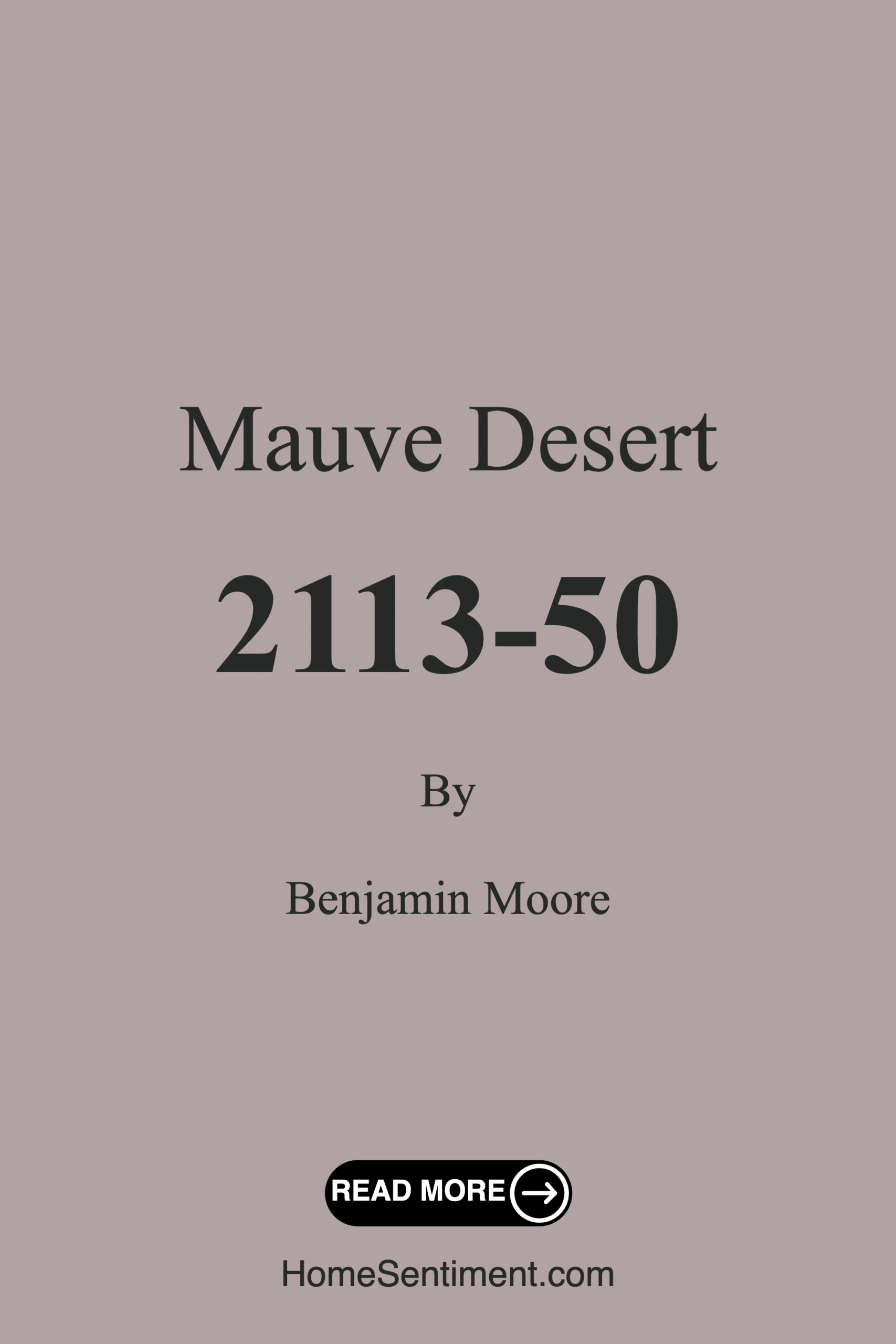 Mauve Desert 2113-50 by Benjamin Moore