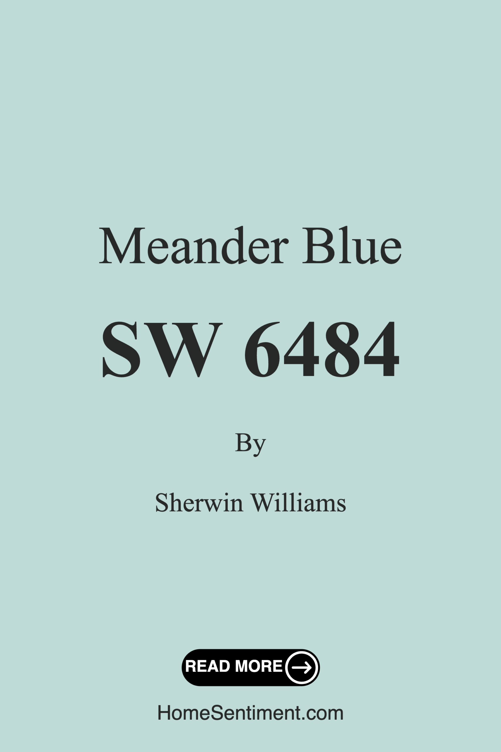 Meander Blue SW 6484 by Sherwin Williams