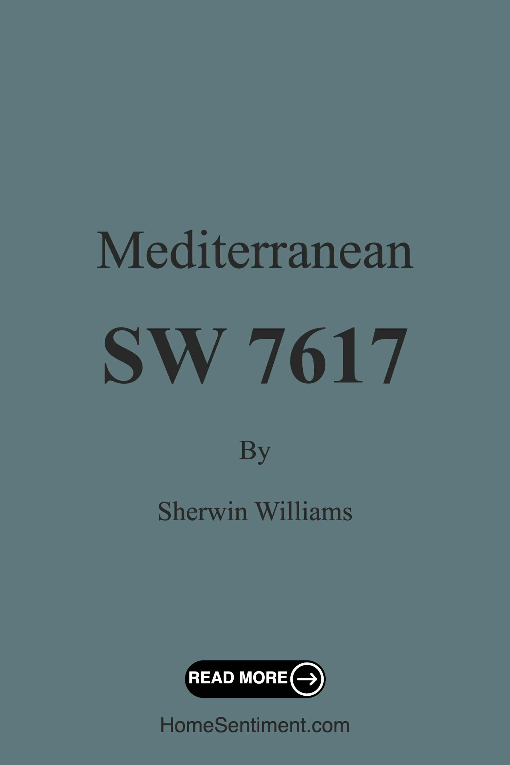 Mediterranean SW 7617 by Sherwin Williams