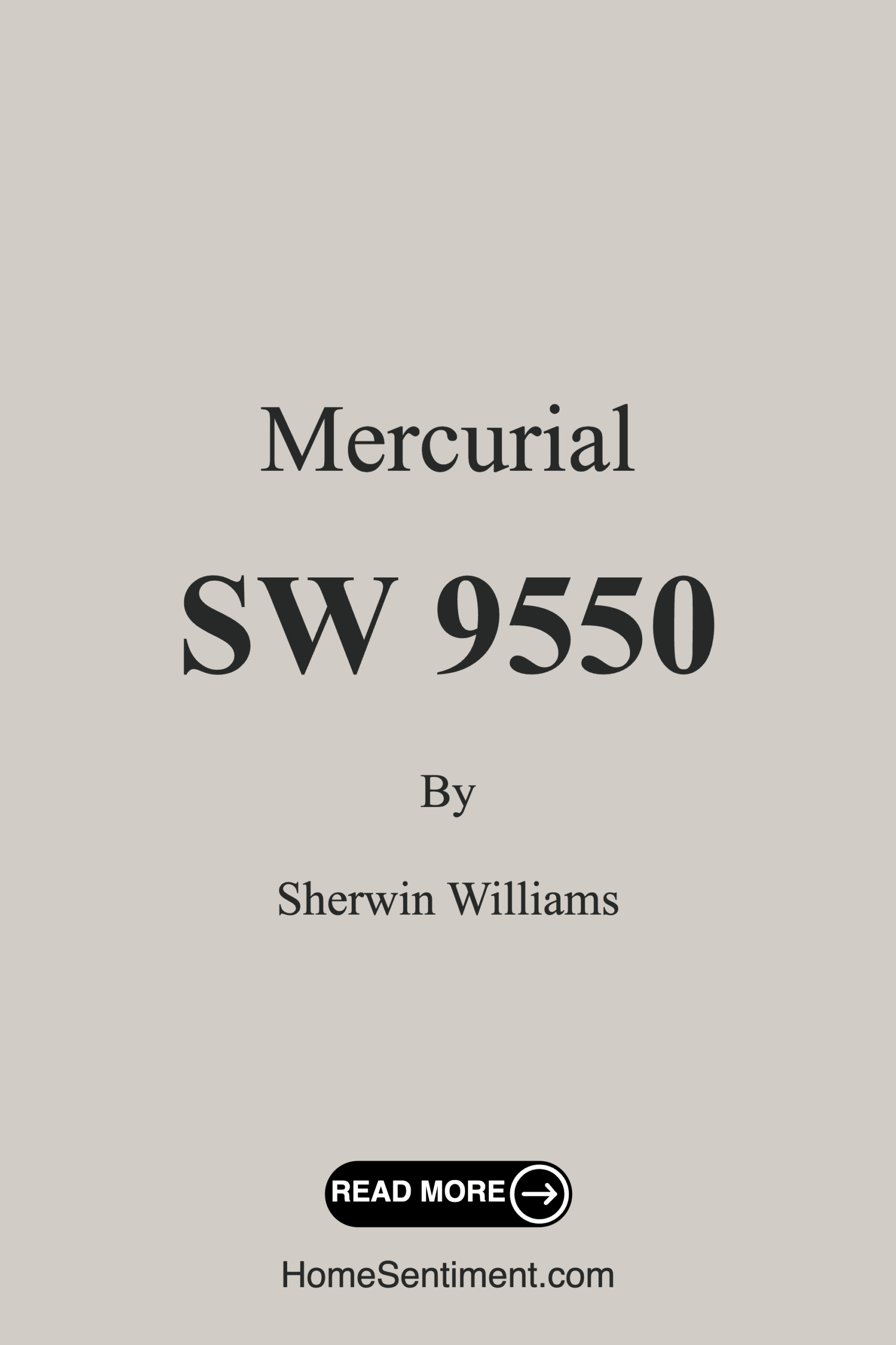 Mercurial SW 9550 by Sherwin Williams