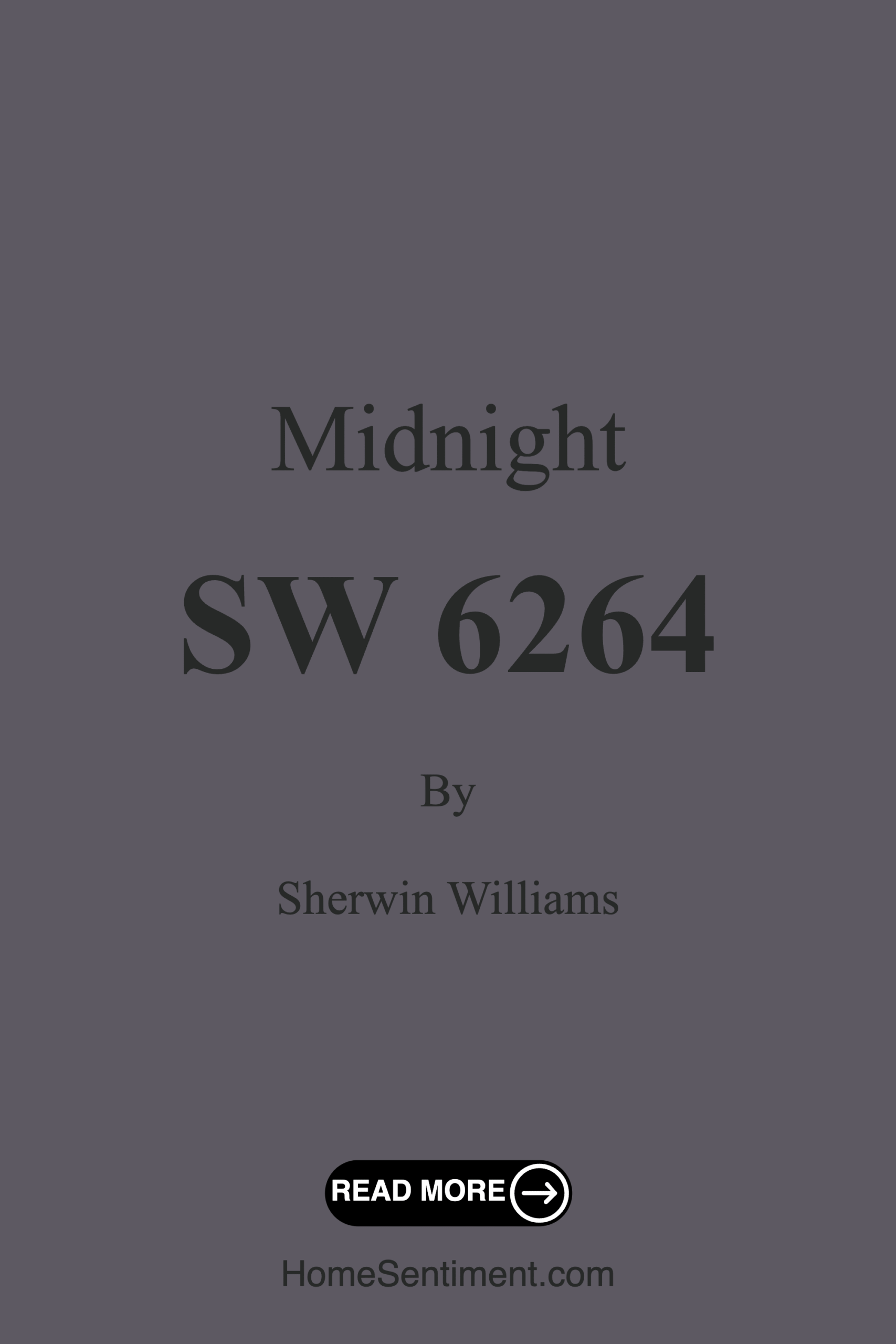 Midnight SW 6264 by Sherwin Williams