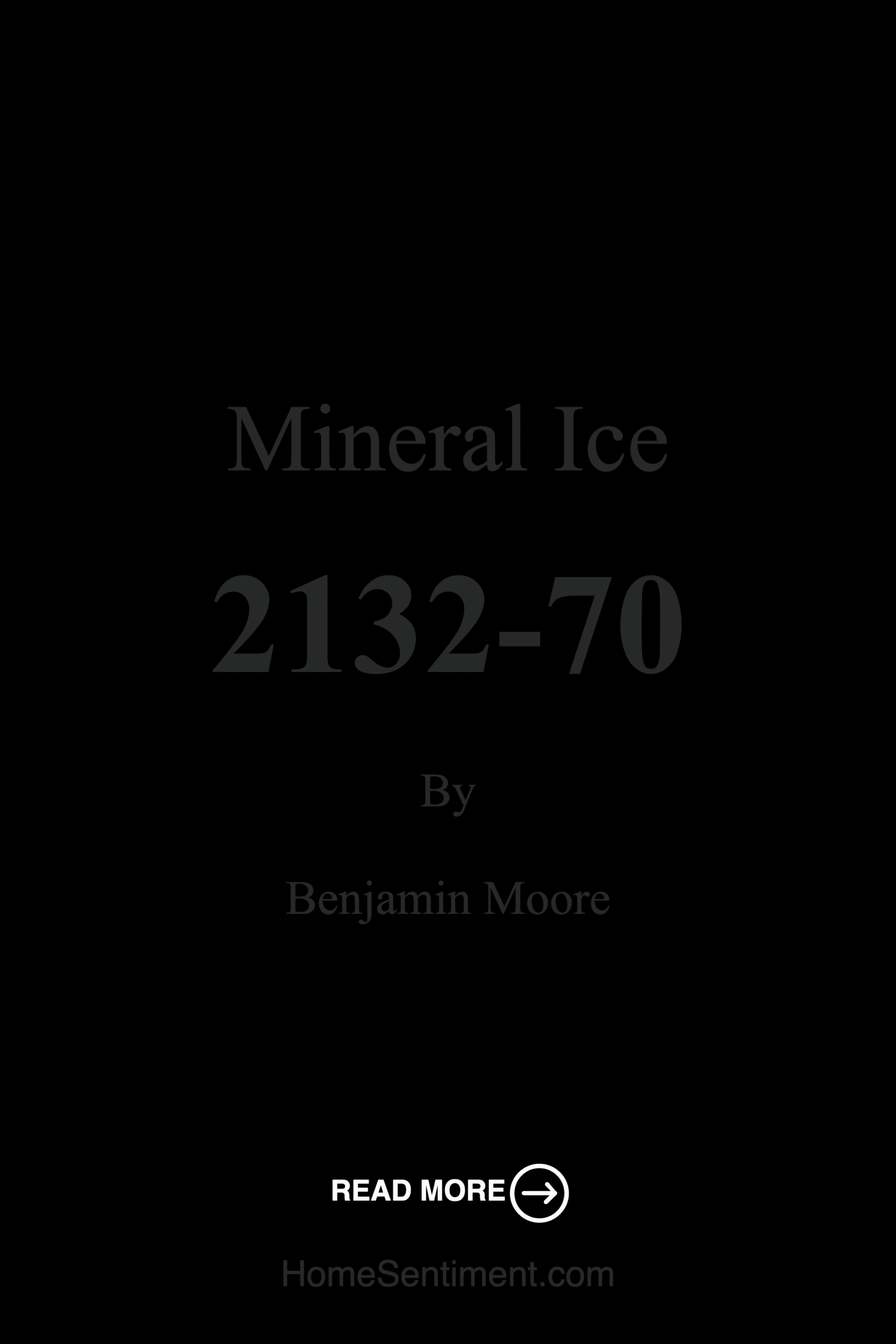 Mineral Ice 2132-70 by Benjamin Moore