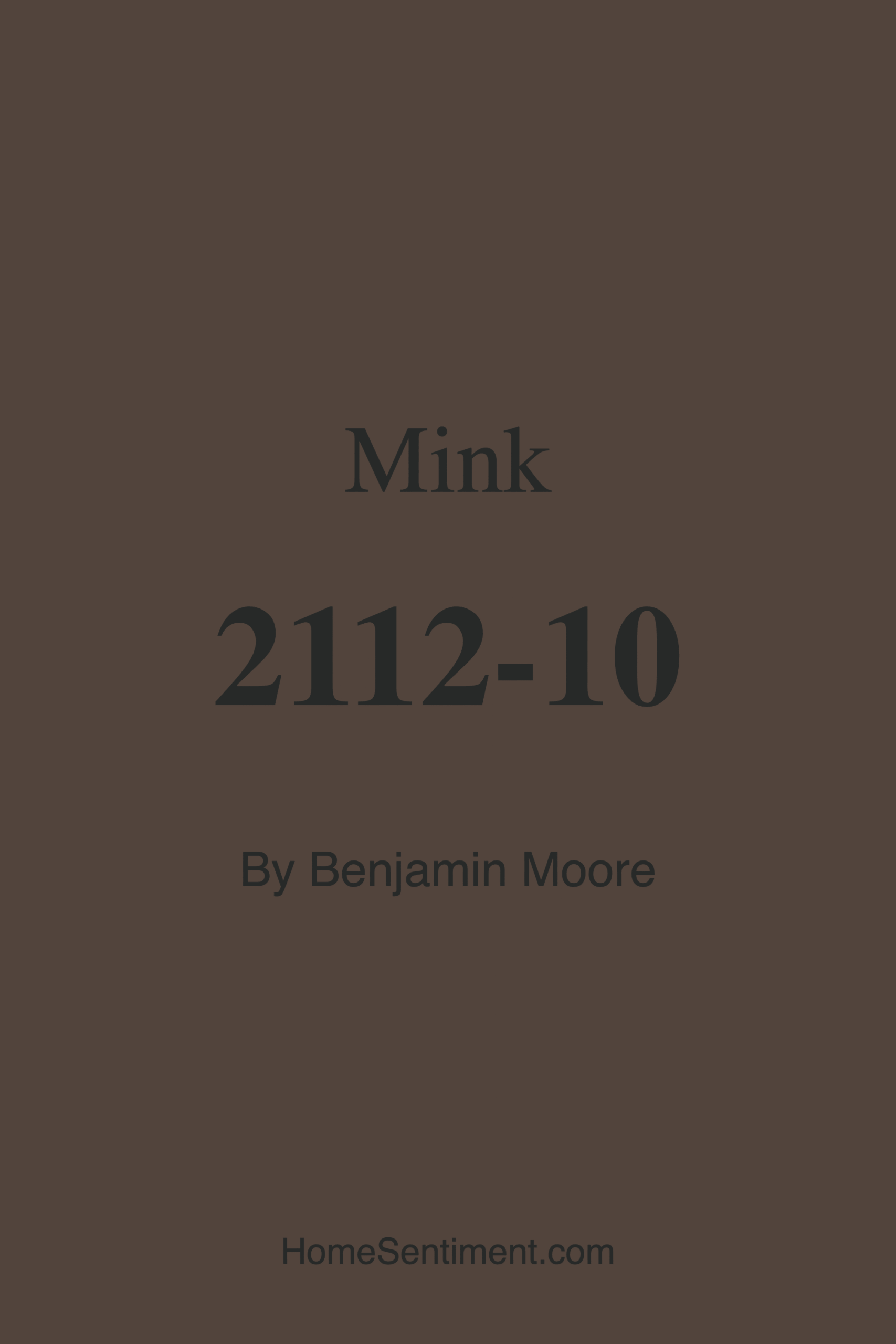 Mink 2112-10 by Benjamin Moore
