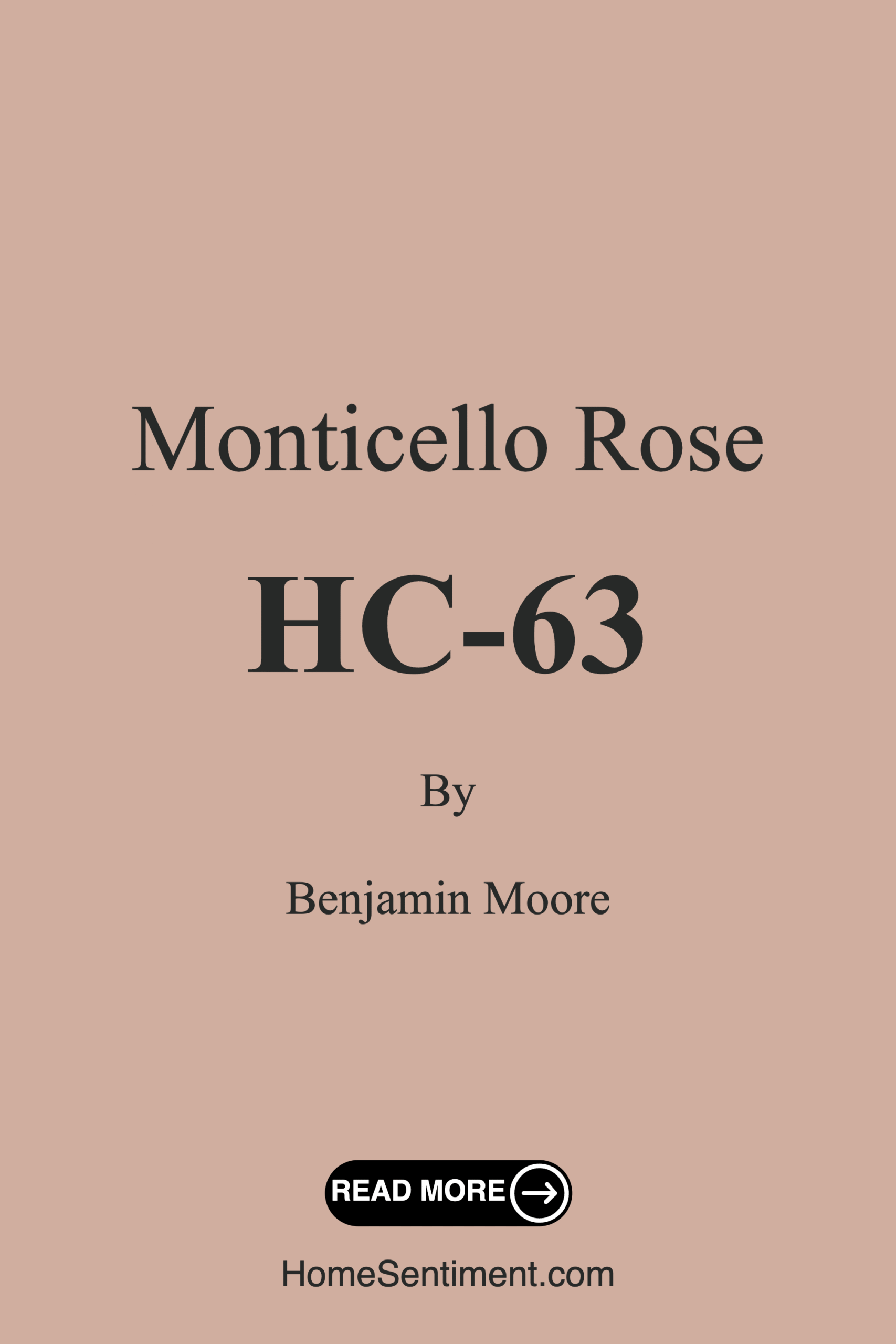 Monticello Rose HC-63 by Benjamin Moore