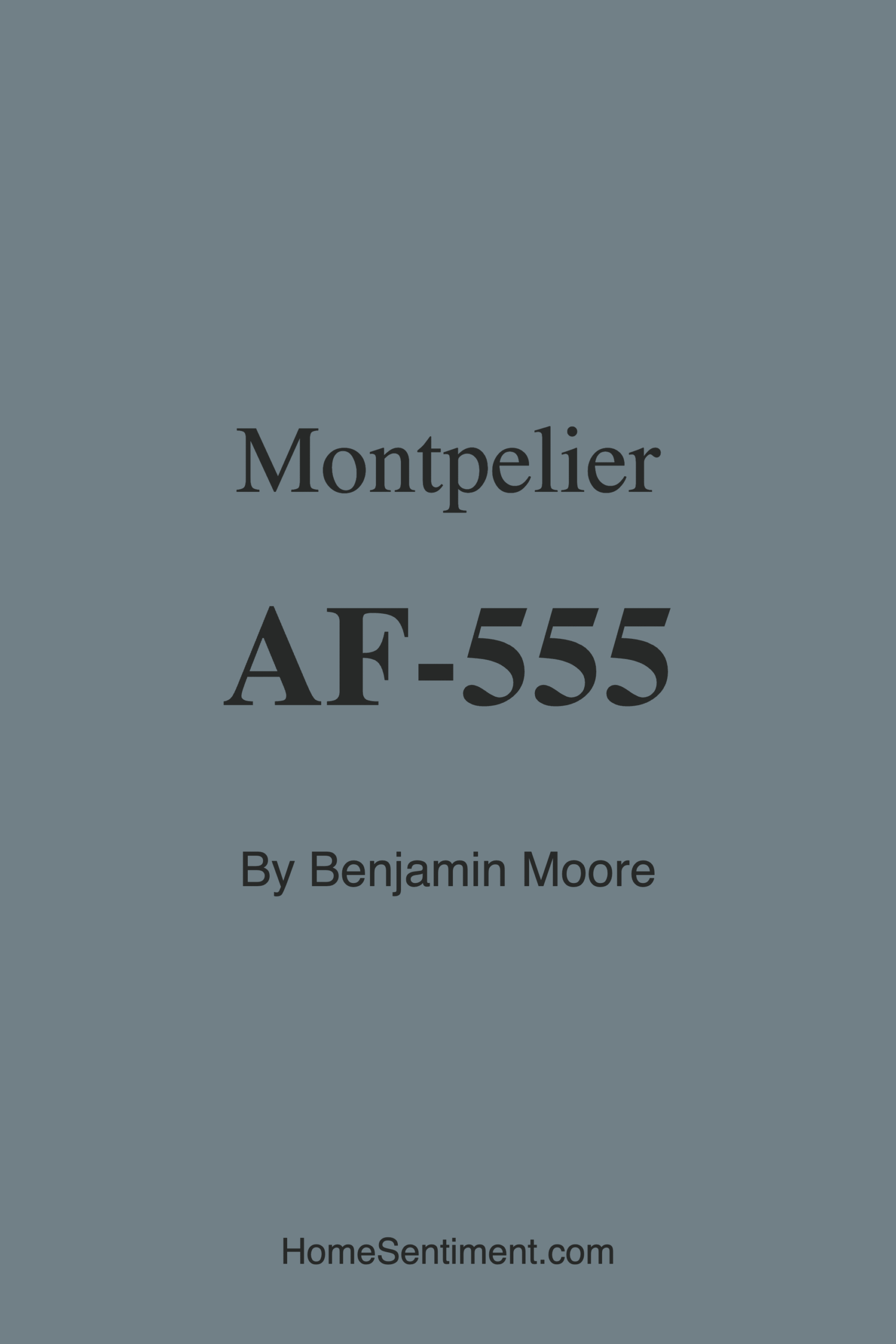 Montpelier AF-555 by Benjamin Moore
