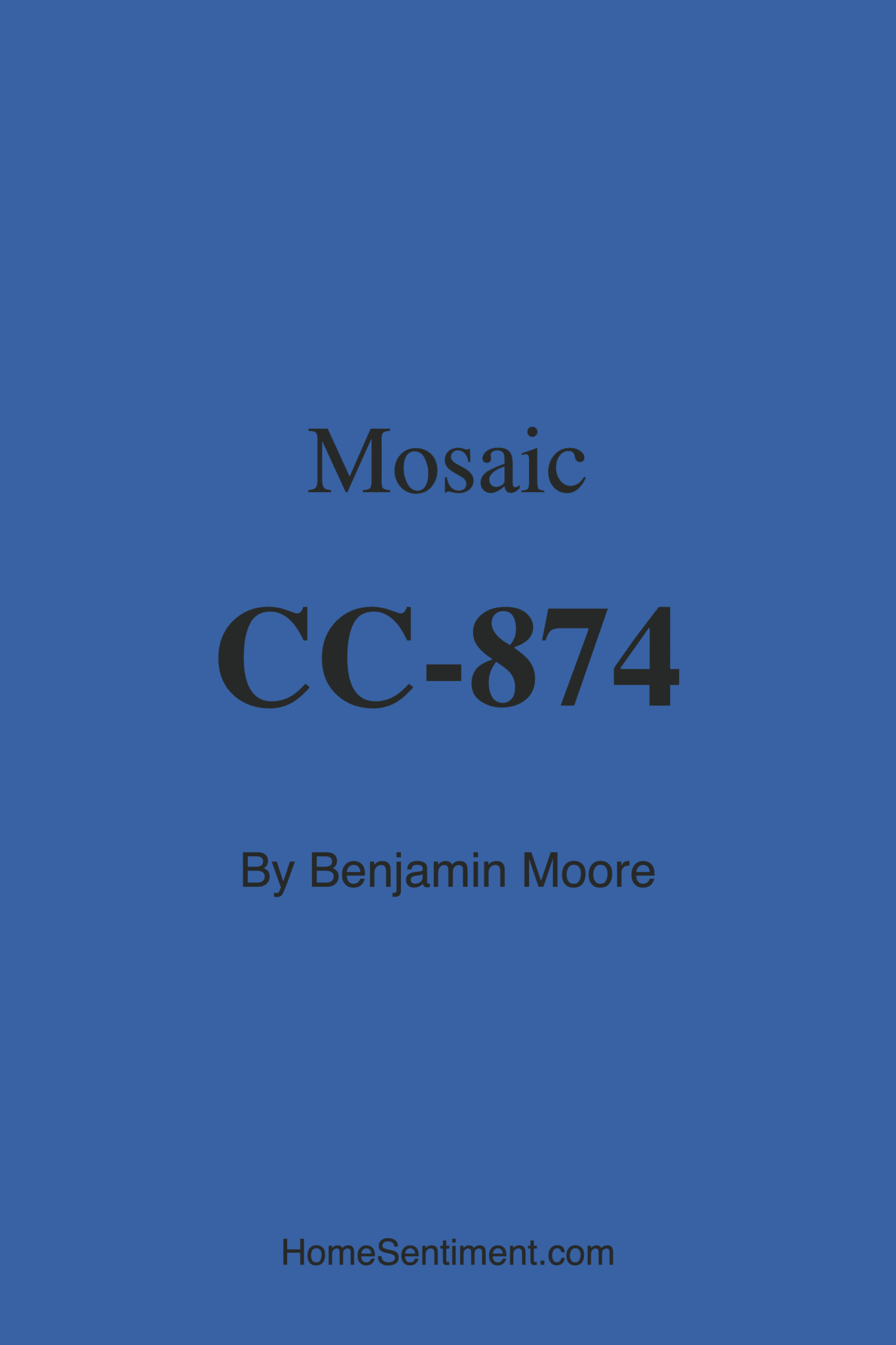 Mosaic CC-874 by Benjamin Moore