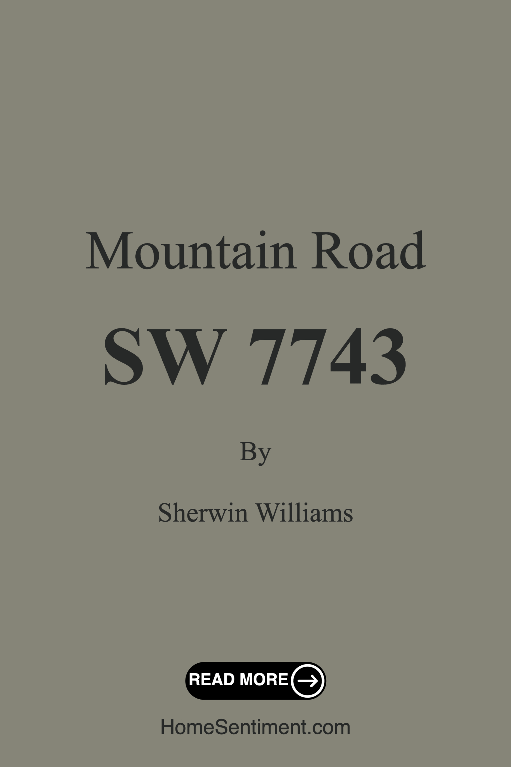 Mountain Road SW 7743 by Sherwin Williams